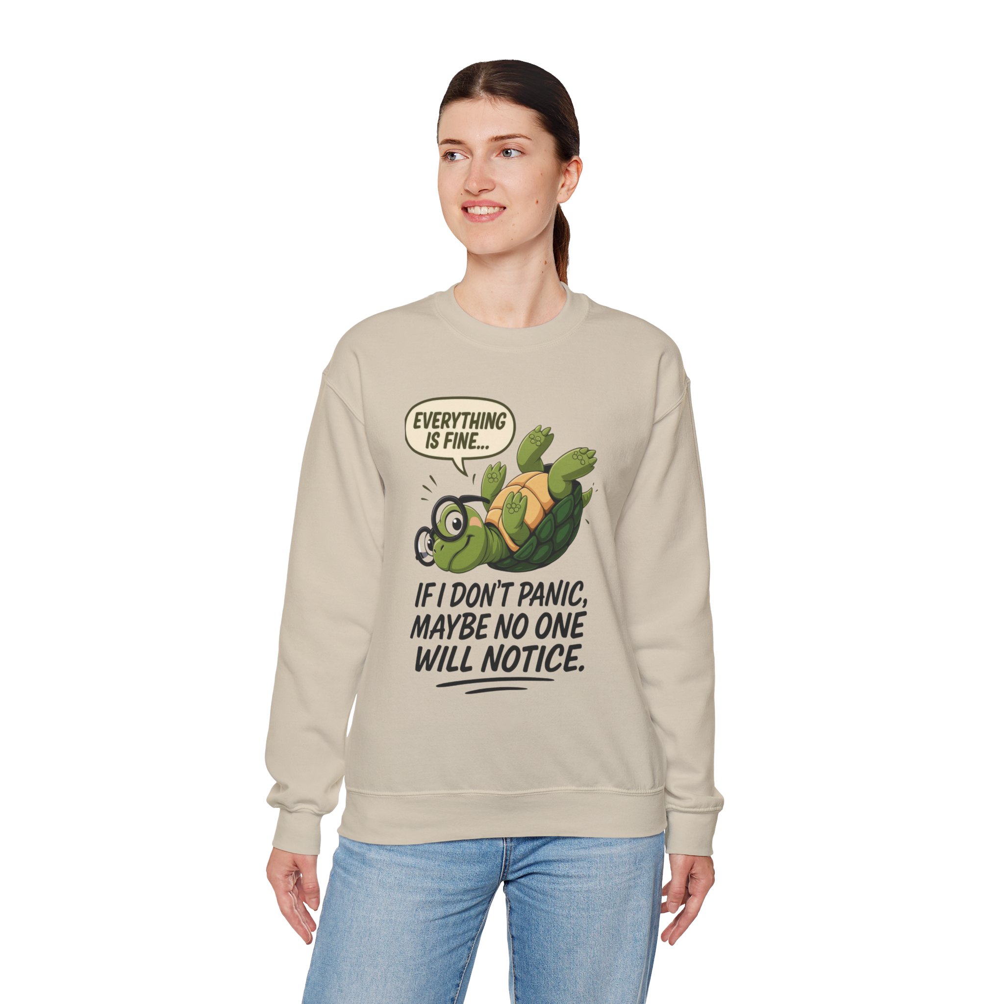 Casual Humor Unisex Sweatshirt, Perfect Gift for Anxiety Relief, Social Anxiety Joke, Quirky Graphic Sweatshirt, Introvert Humor Gift - Image 14