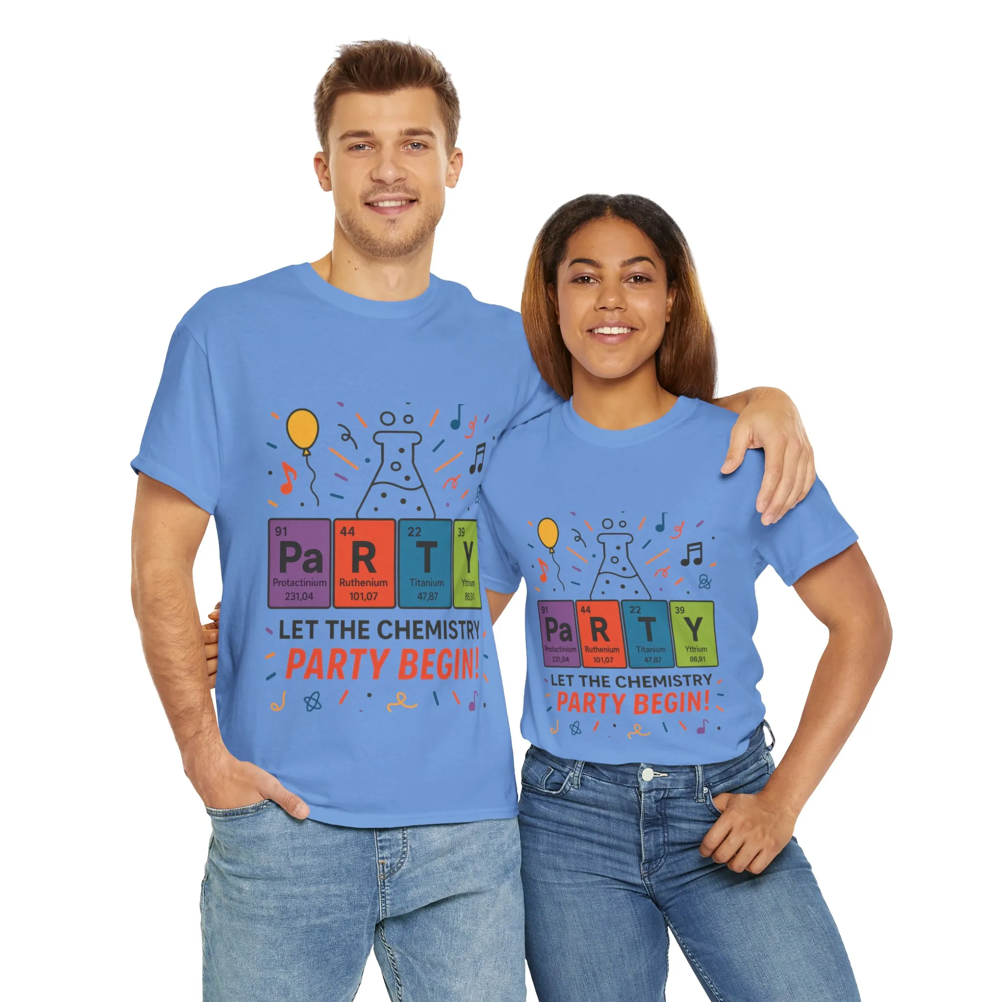 Funny Chemistry Party T-Shirt, Periodic Table PaRTY Tee, Unisex Science Humor Shirt, Gift for Chemistry Teacher,Science Tee, Nerdy Pun Shirt - Image 12