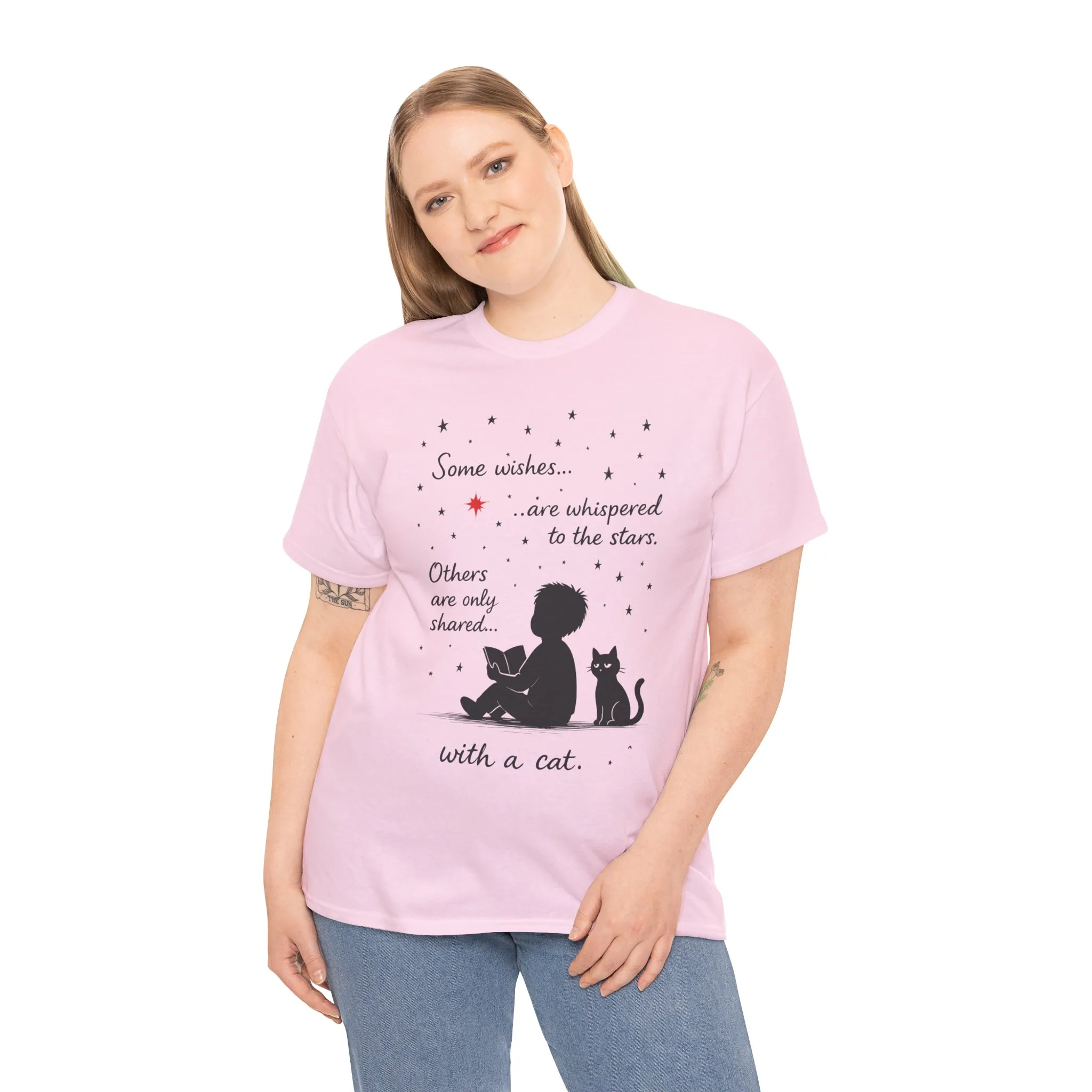 Whimsical Cat Lover Womens Tee, Cozy Cotton T-Shirt, Perfect Gift for Cat Lovers, Pet Owner Gift, Birthday or Cat Appreciation Day - Image 30