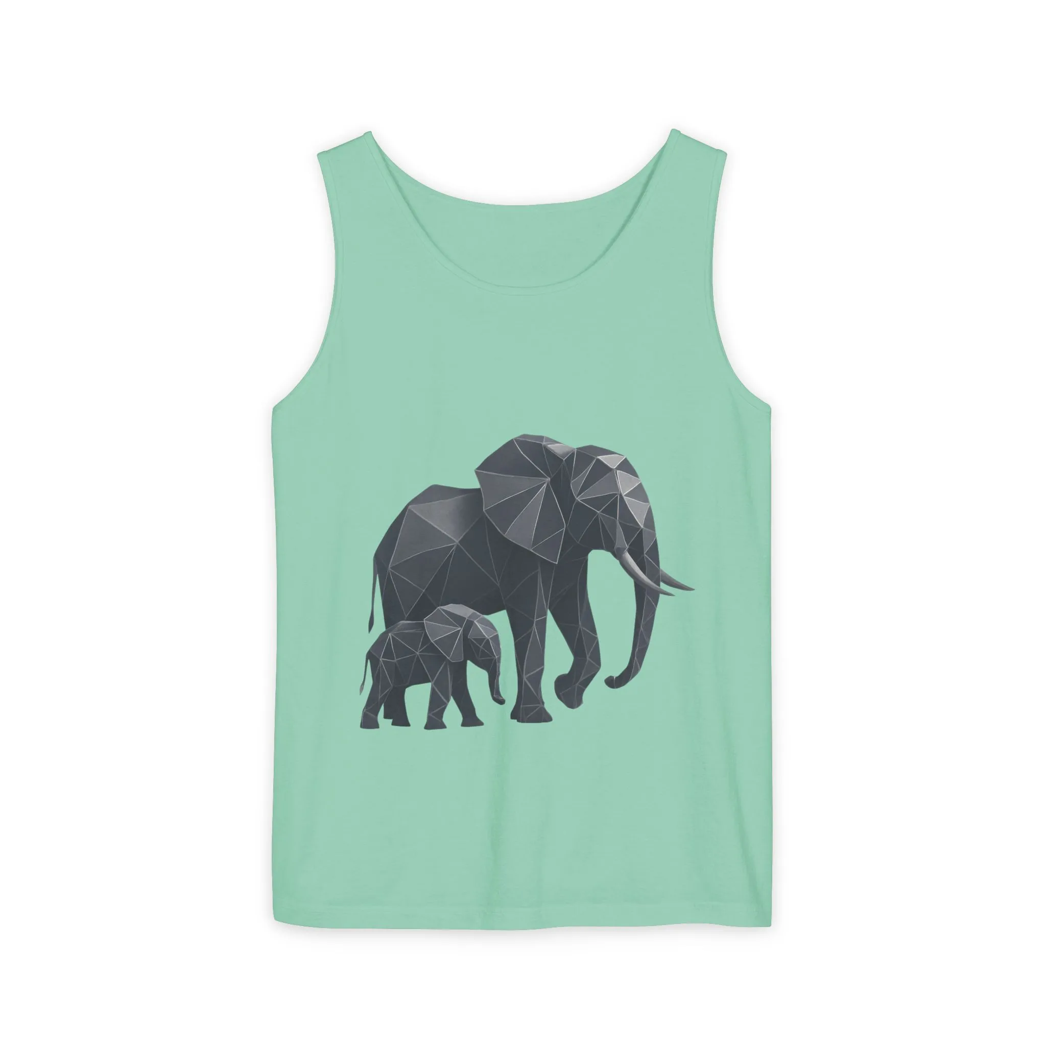 Elephant Family Unisex Tank Top, Animal Lover Gift, Casual Wear, Summer Essentials, Eco-Friendly Apparel, Wildlife Shirt - Image 21