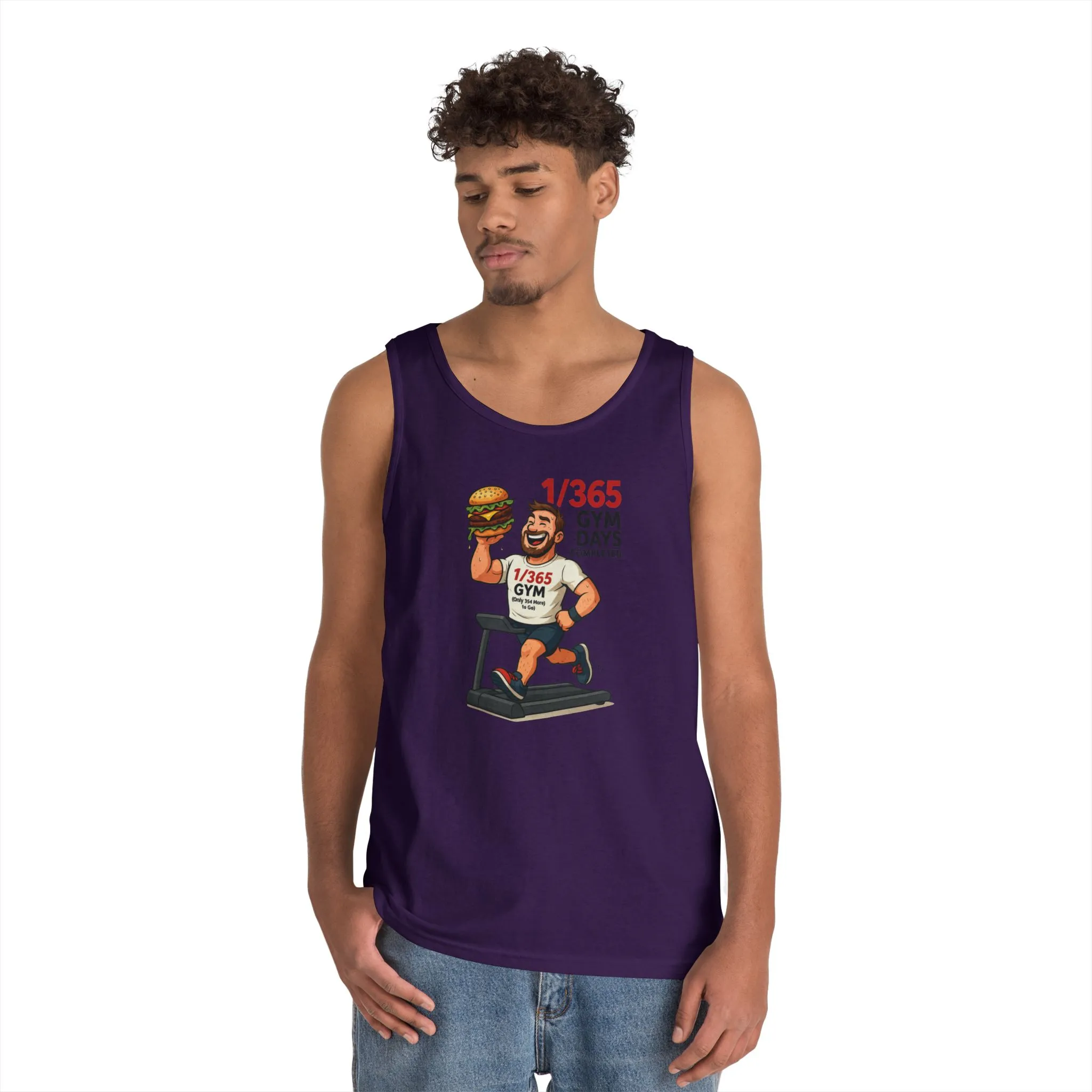 Funny Gym Tank for Men, Lazy Gym Day Gift for Him, Gym Motivation Tee, Fun Workout Tank Top, Fitness Gift, Gym Lovers Gift , Workout Shirt - Image 11