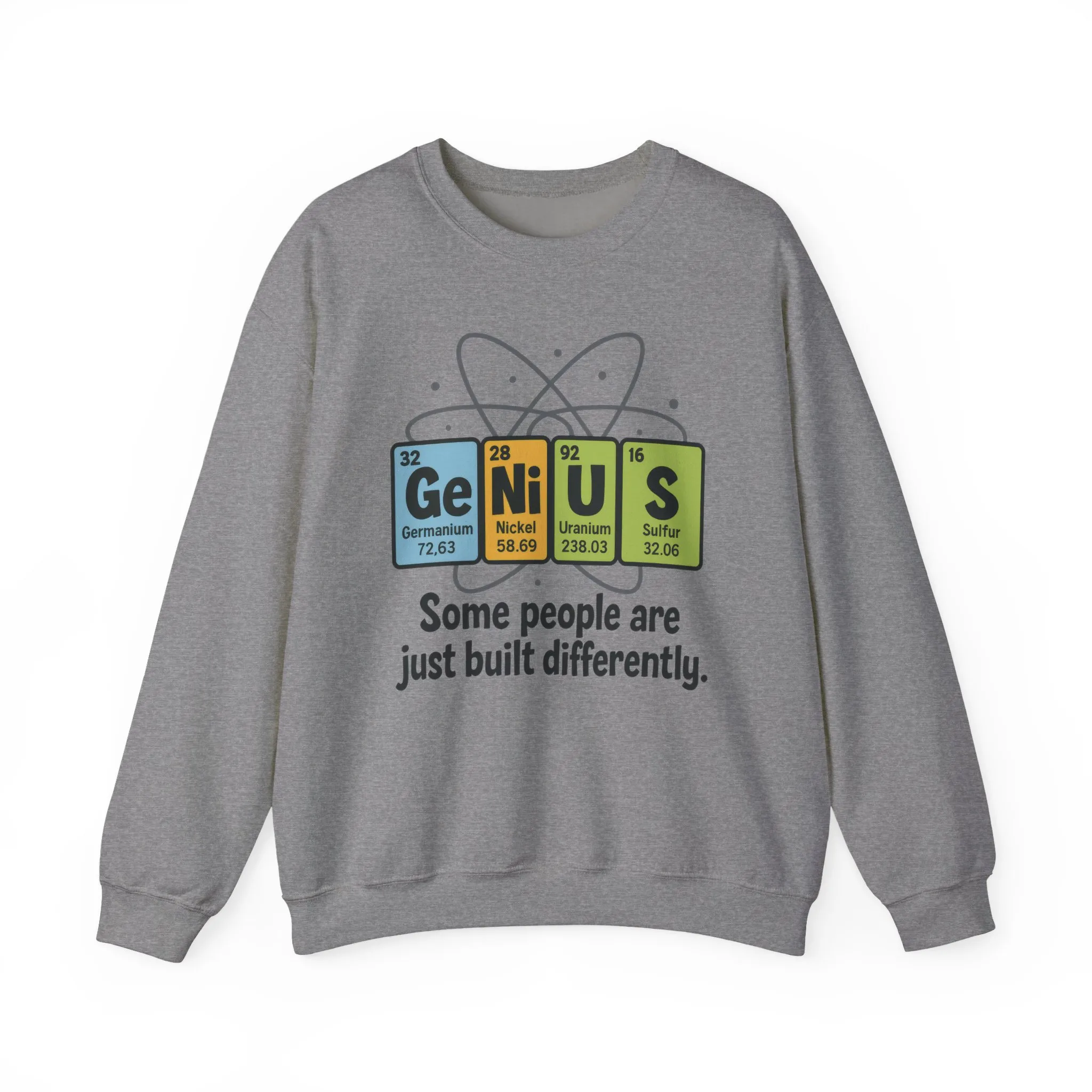 Funny Womens Science Sweatshirt, Genius Periodic Table Pullover, Nerdy Chemistry Gift for Her, Funny Gift for Nerds, Science Geek Apparel - Image 10