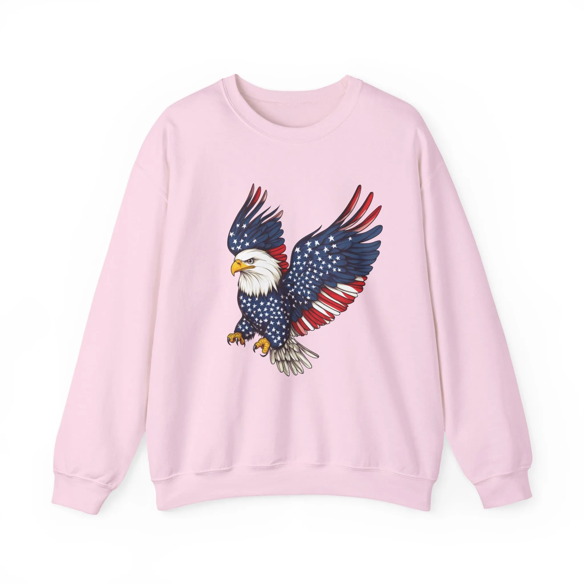 Patriotic Eagle Sweatshirt, Unisex Crewneck, USA Pride Apparel, Cozy Everyday Wear, Perfect for Independence Day, Gift for Patriots - Image 34