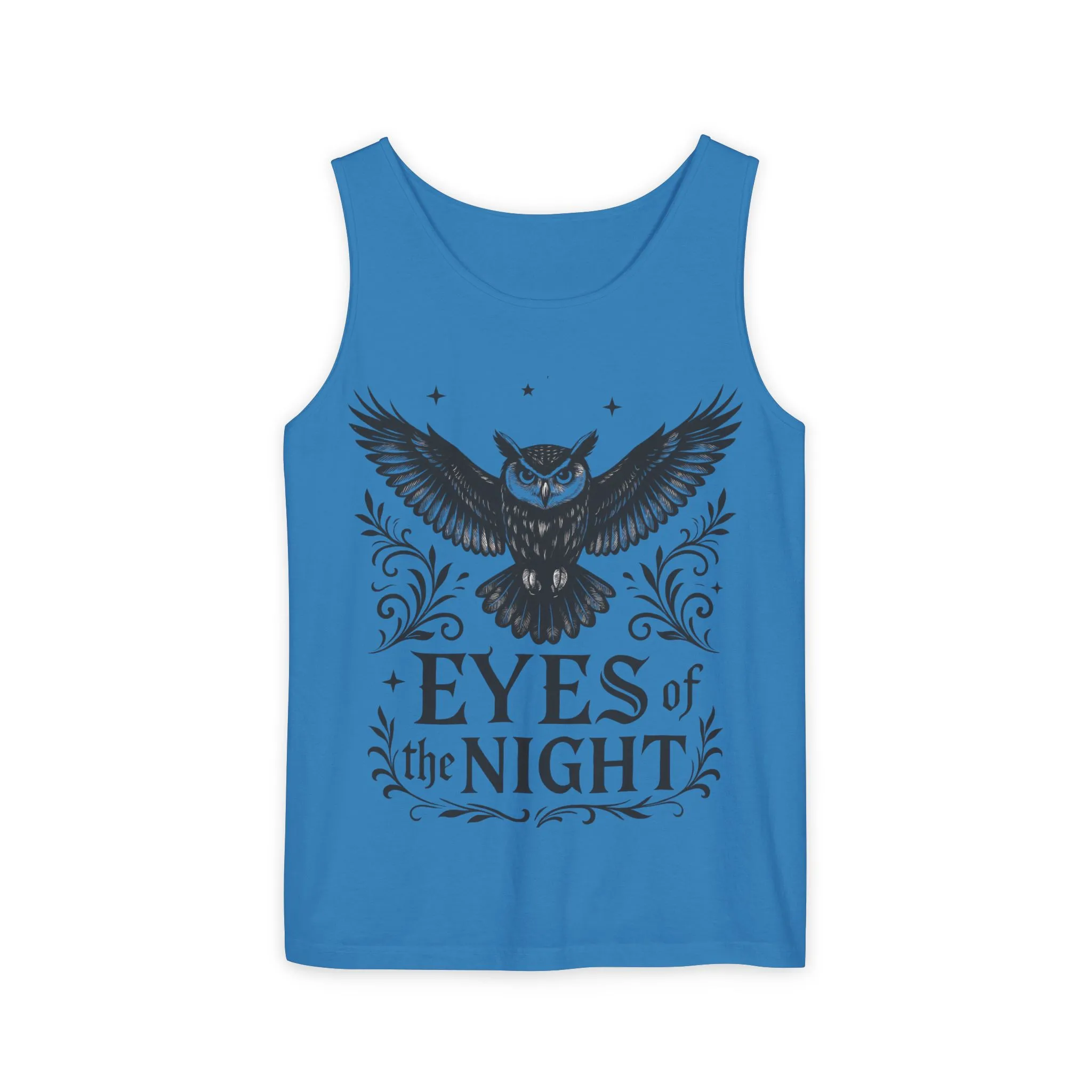 Eyes of the Night Owl Tank Top, Mens Summer Wear, Boho Aesthetic, Festival Outfit, Nature Lover Gift, Halloween Apparel - Image 37