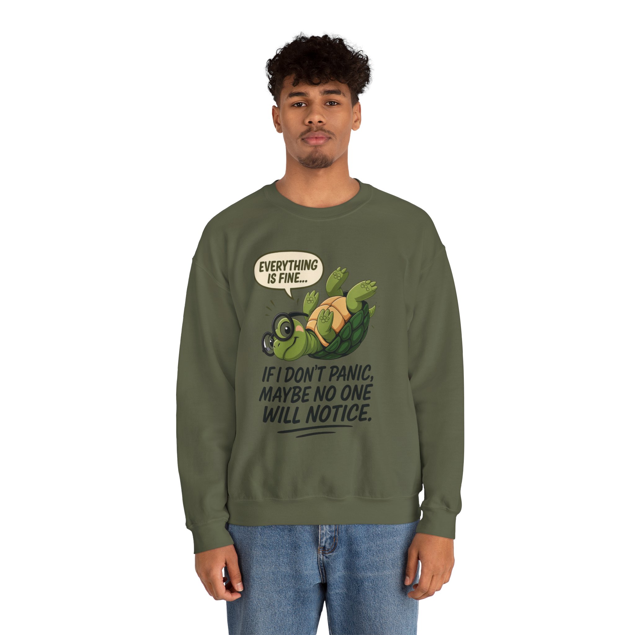 Casual Humor Unisex Sweatshirt, Perfect Gift for Anxiety Relief, Social Anxiety Joke, Quirky Graphic Sweatshirt, Introvert Humor Gift - Image 23