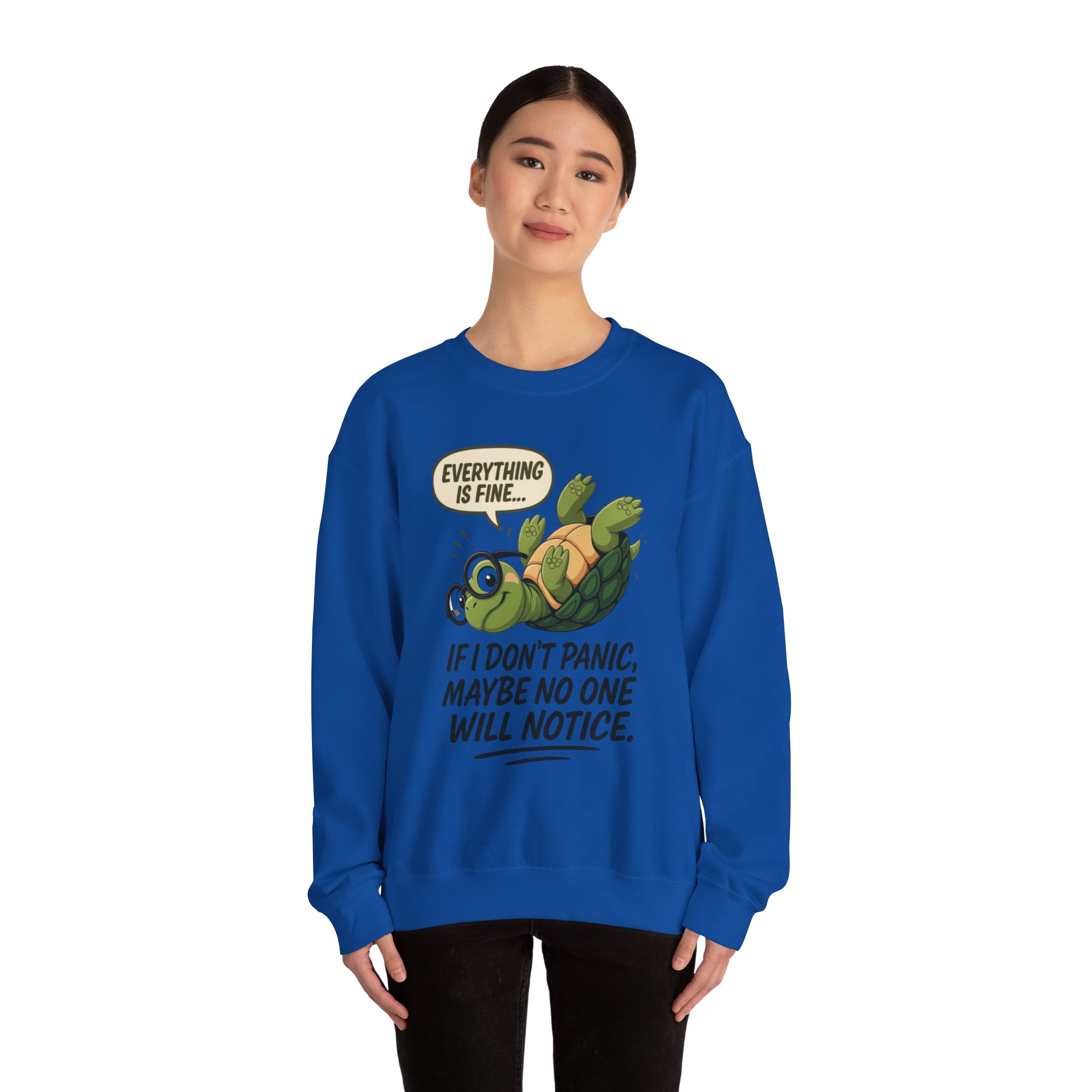 Casual Humor Unisex Sweatshirt, Perfect Gift for Anxiety Relief, Social Anxiety Joke, Quirky Graphic Sweatshirt, Introvert Humor Gift - Image 55