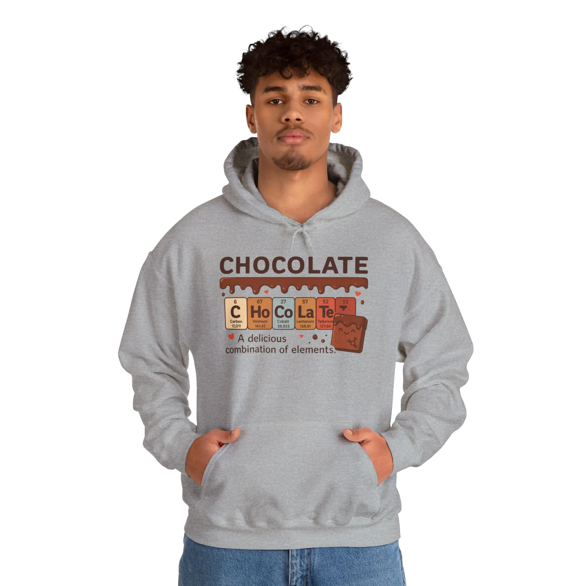 Chocolate Lovers Comfort Hoodie, Perfect Gift for Chemistry Lovers, Casual Wear, Sweet Treats Enthusiasts, Birthdays, Chemistry Students - Image 39