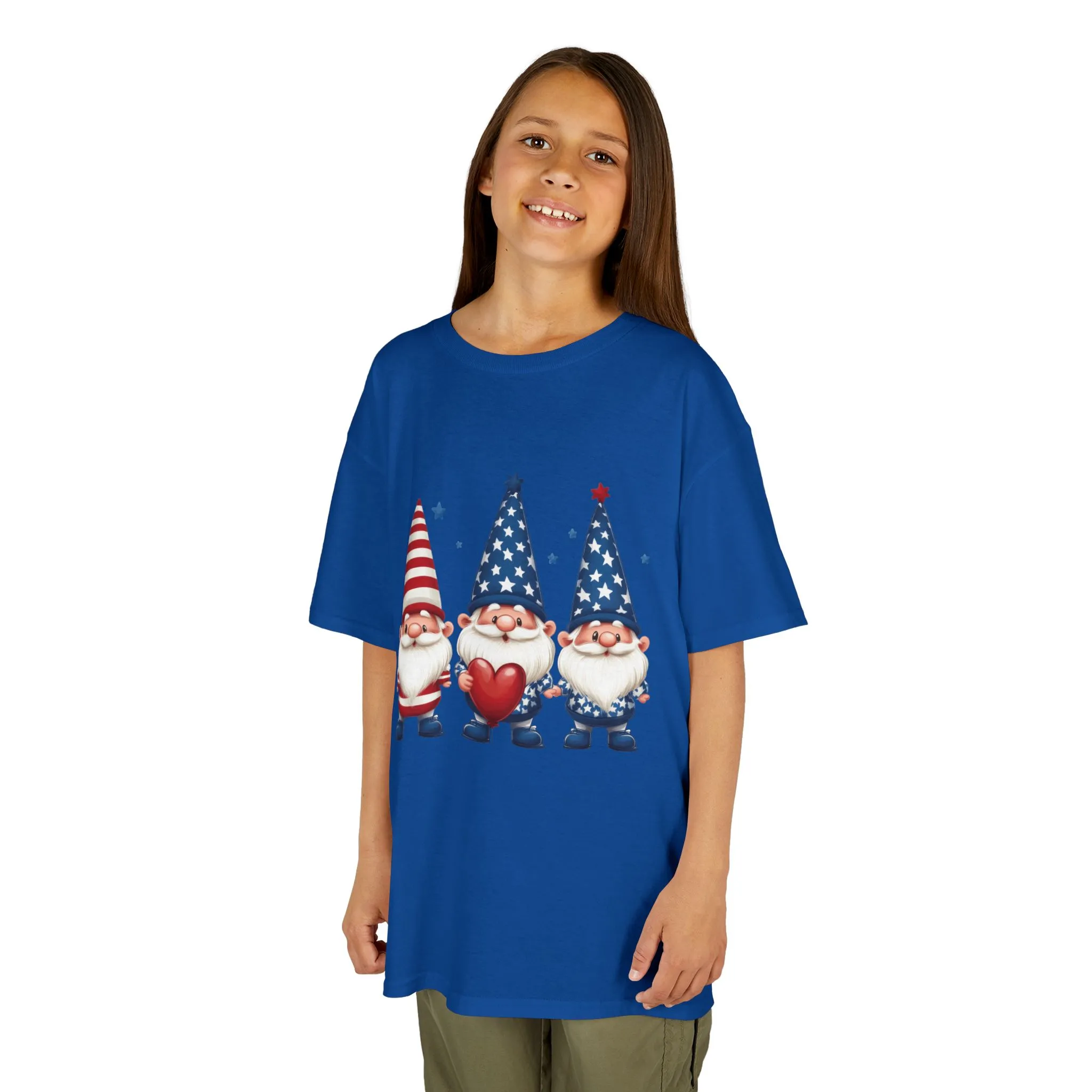 Patriotic Gnome Kids Tee, Cute 4th of July Shirt, Adorable Summer Outfit, Kids Casual Wear, Independence Day Gift - Image 12