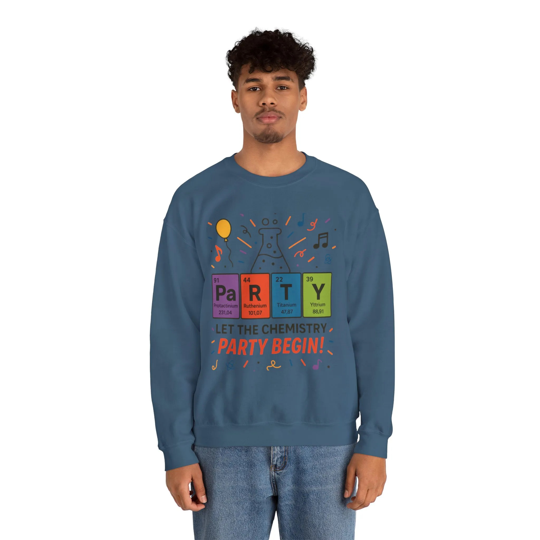 Party Chemistry Crewneck Sweatshirt, Chemistry Sweatshirt, Science Gift, Cute Crew Neck, Birthday Sweatshirt, Unisex Pullover - Image 27