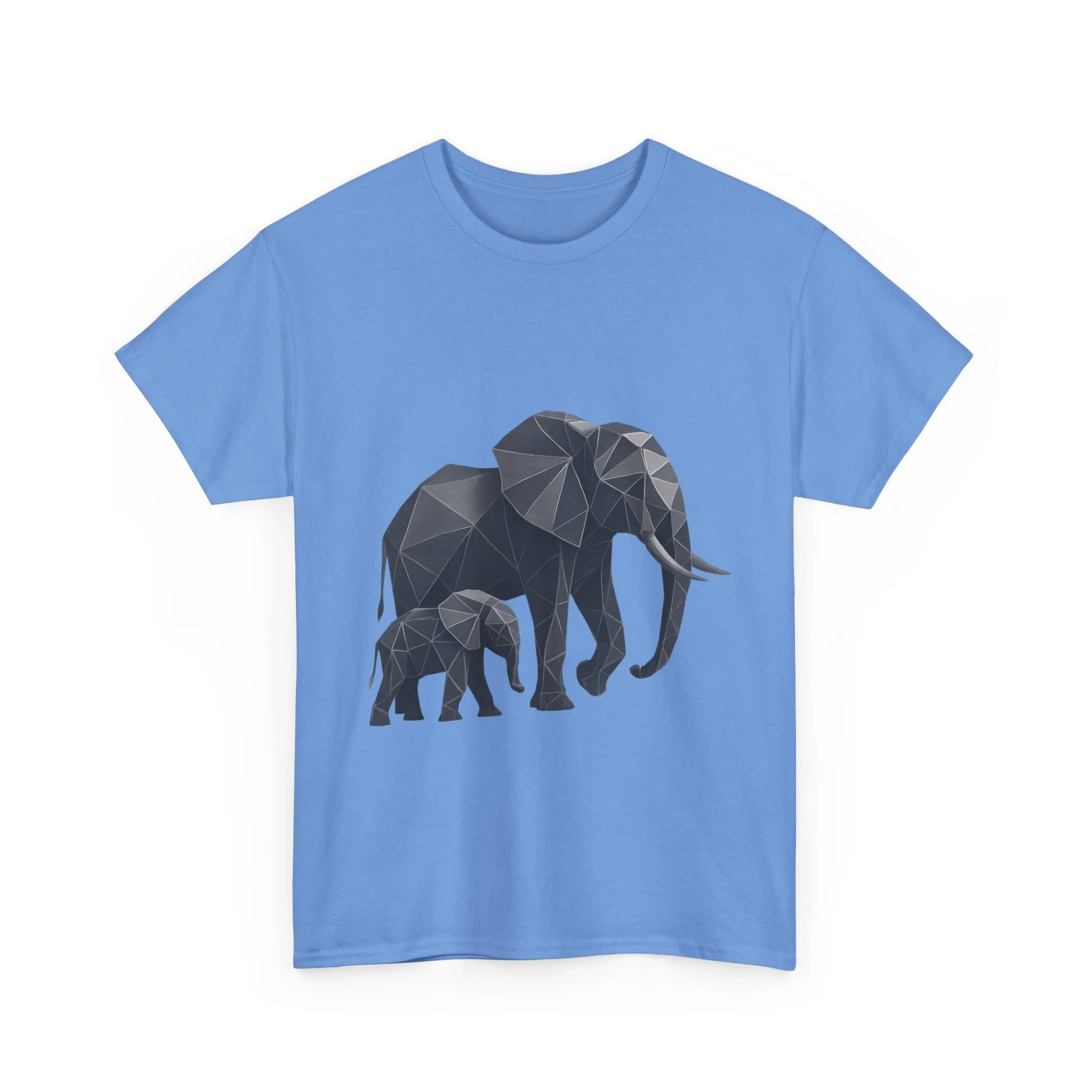 Geometric Elephant Tee - Minimalist Art Shirt, Nature Lover Gift, Animal Print T-Shirt, Unisex Cotton Tee, Eco-Friendly Wear - Image 28