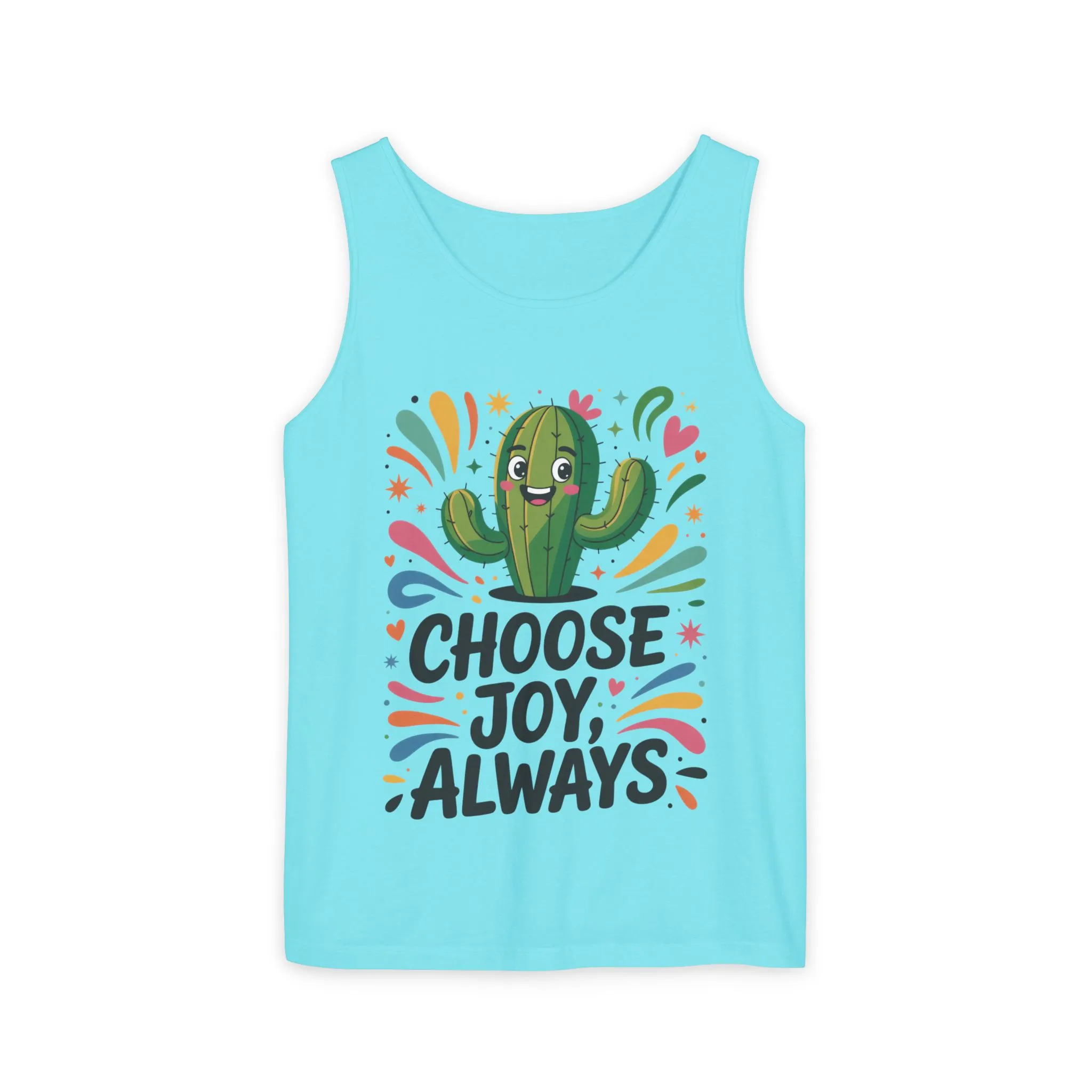 Joyful Cactus Womens Tank Top, Choose Joy Always, Summer Tank, Casual Wear, Gift for Friends, Trendy Top, Vacation Outfit - Image 16