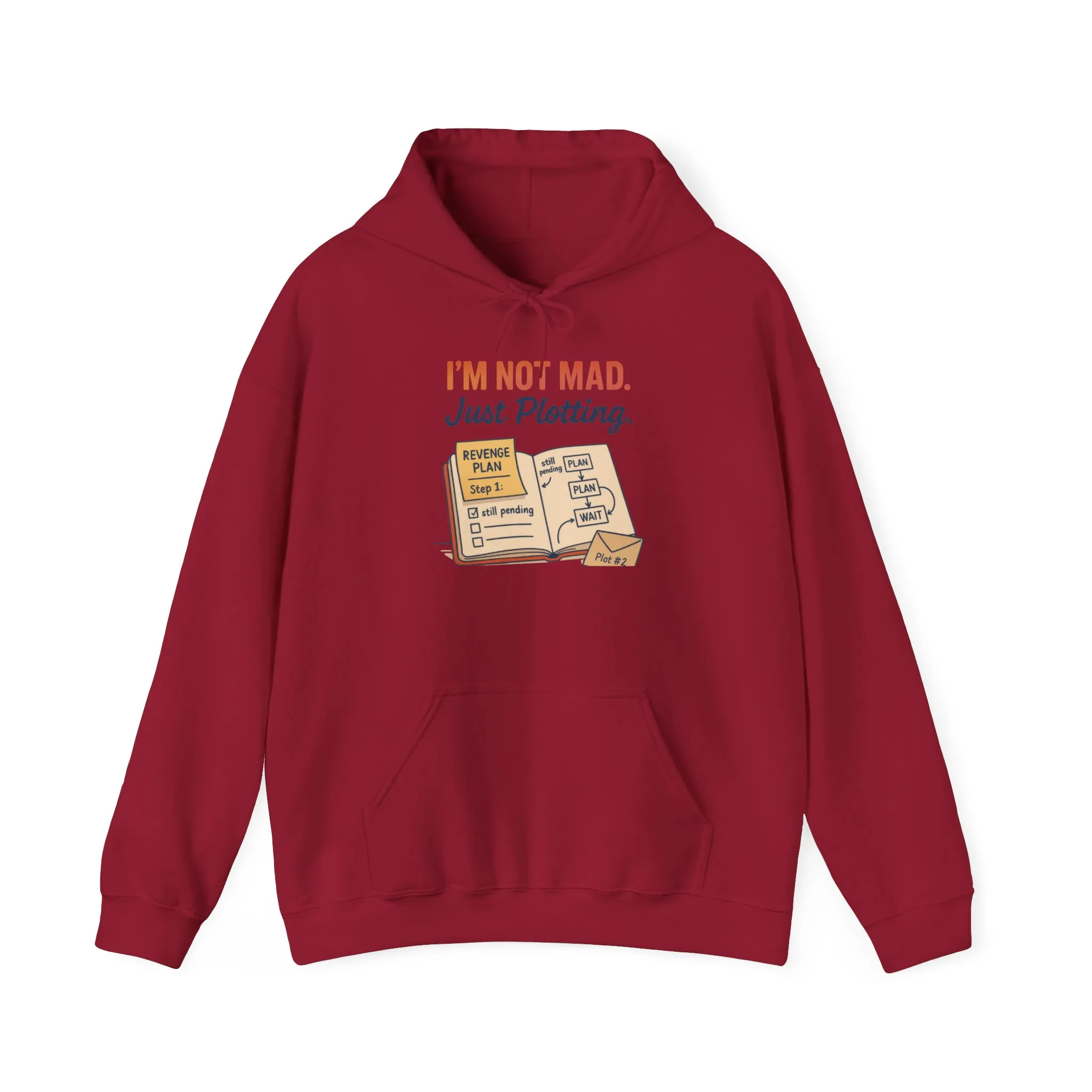 Funny Revenge Hoodie for Men, I'm Not Mad Just Plotting, Passive Aggressive Humor Sweatshirt, Funny Planning Hoodie - Image 34