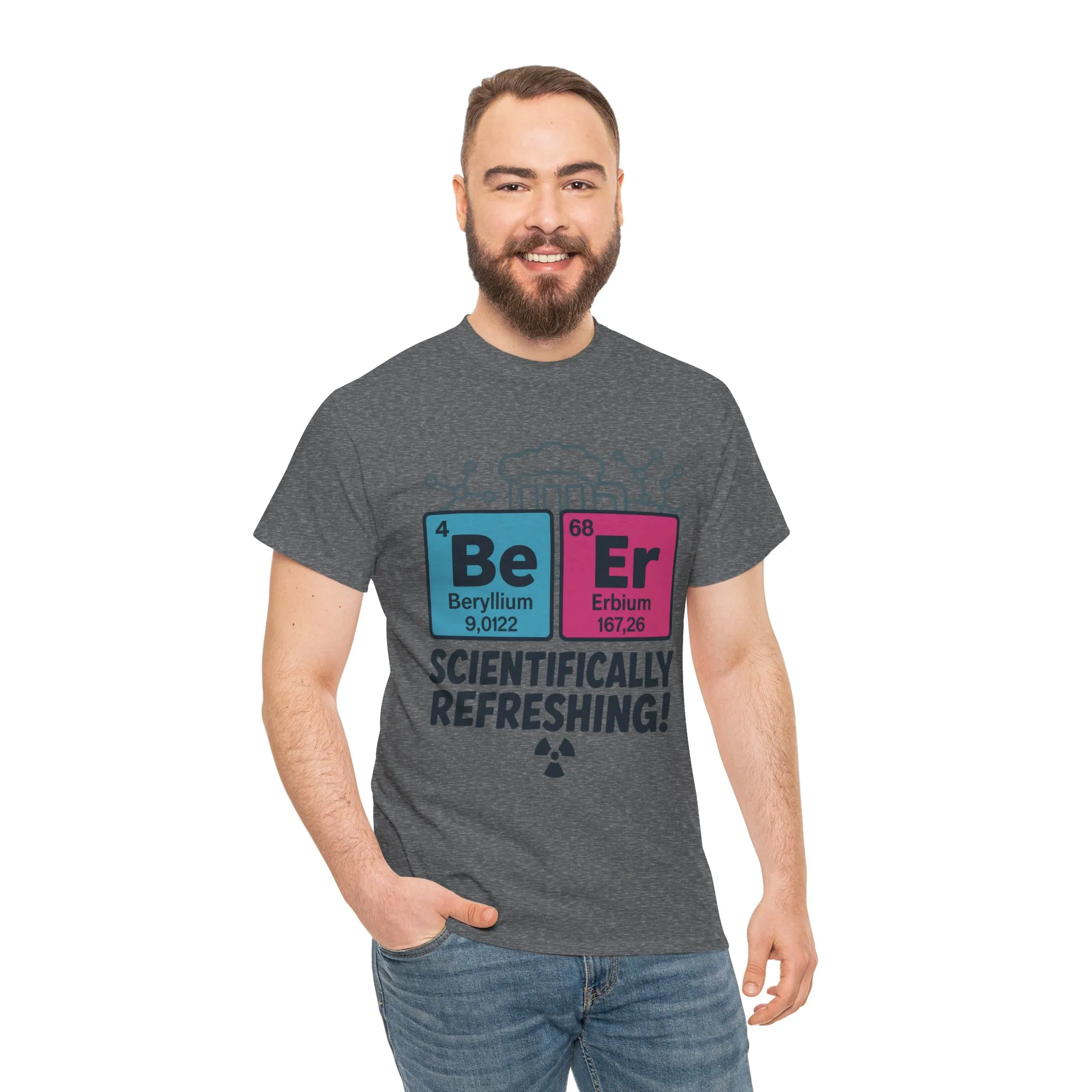 Mens Beer Science T-Shirt, Periodic Table Tee, Nerd Shirt for Him, Science Gift Tee, Chemistry Shirt, Science Lover Apparel, STEM Outfit - Image 10
