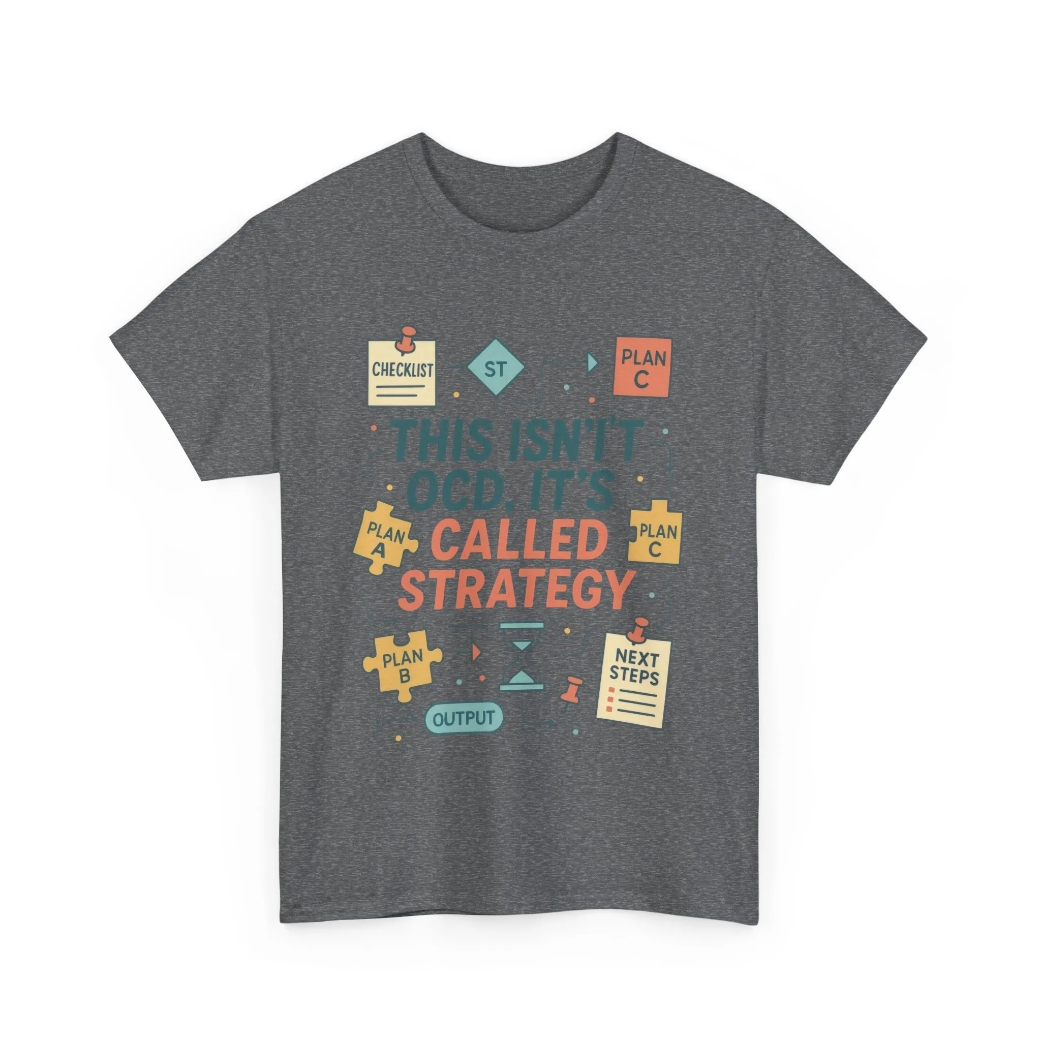 Funny Womens Strategy T-Shirt, This Isnt OCD Its Called Strategy, Planner Girl Gift Tee, Gift for Strategists, Office Humor Top - Image 28