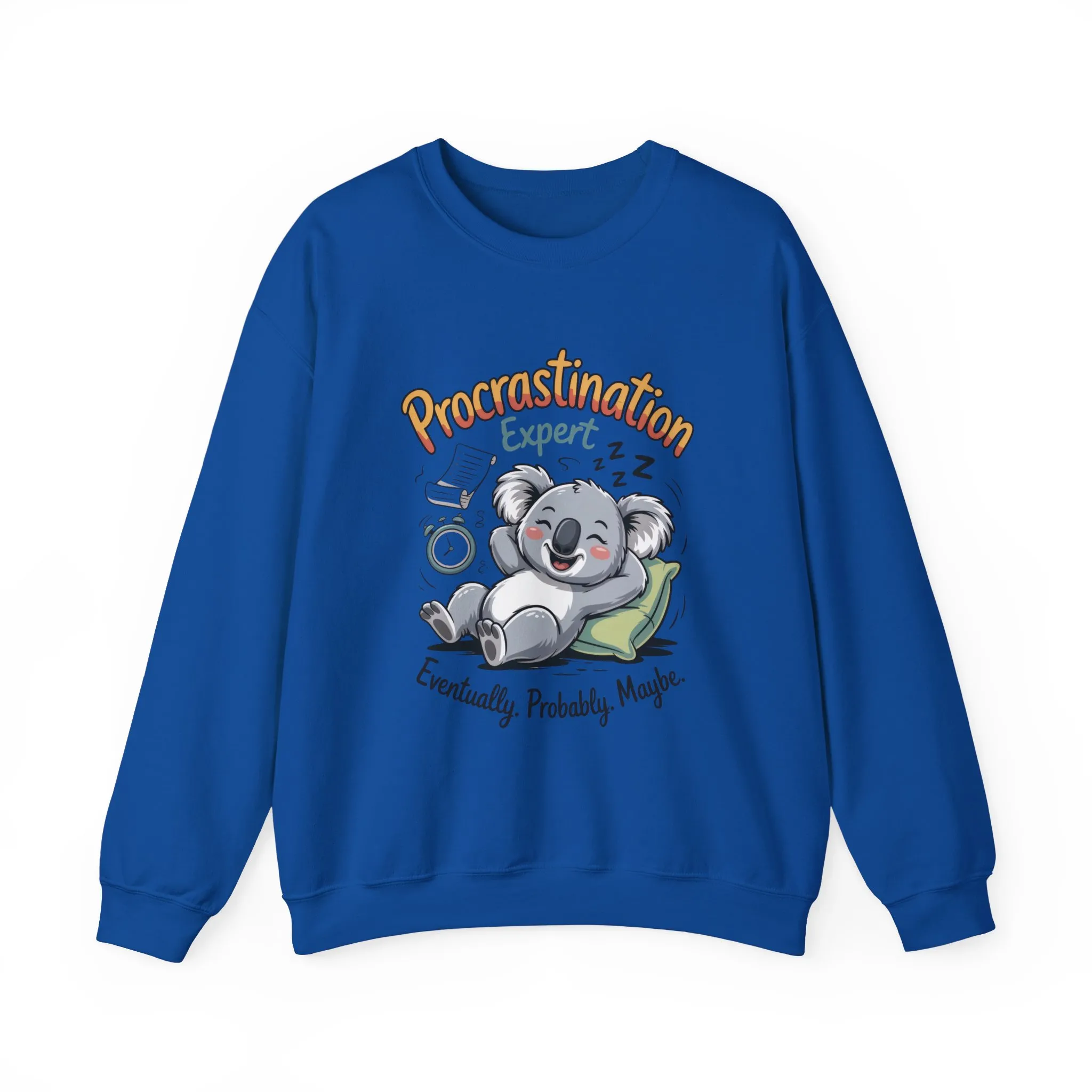 Procrastination Expert Sweatshirt, Funny Crewneck, Cozy Gift for Students, Lazy Day Apparel, Womens Sweatshirt for Relaxation - Image 22