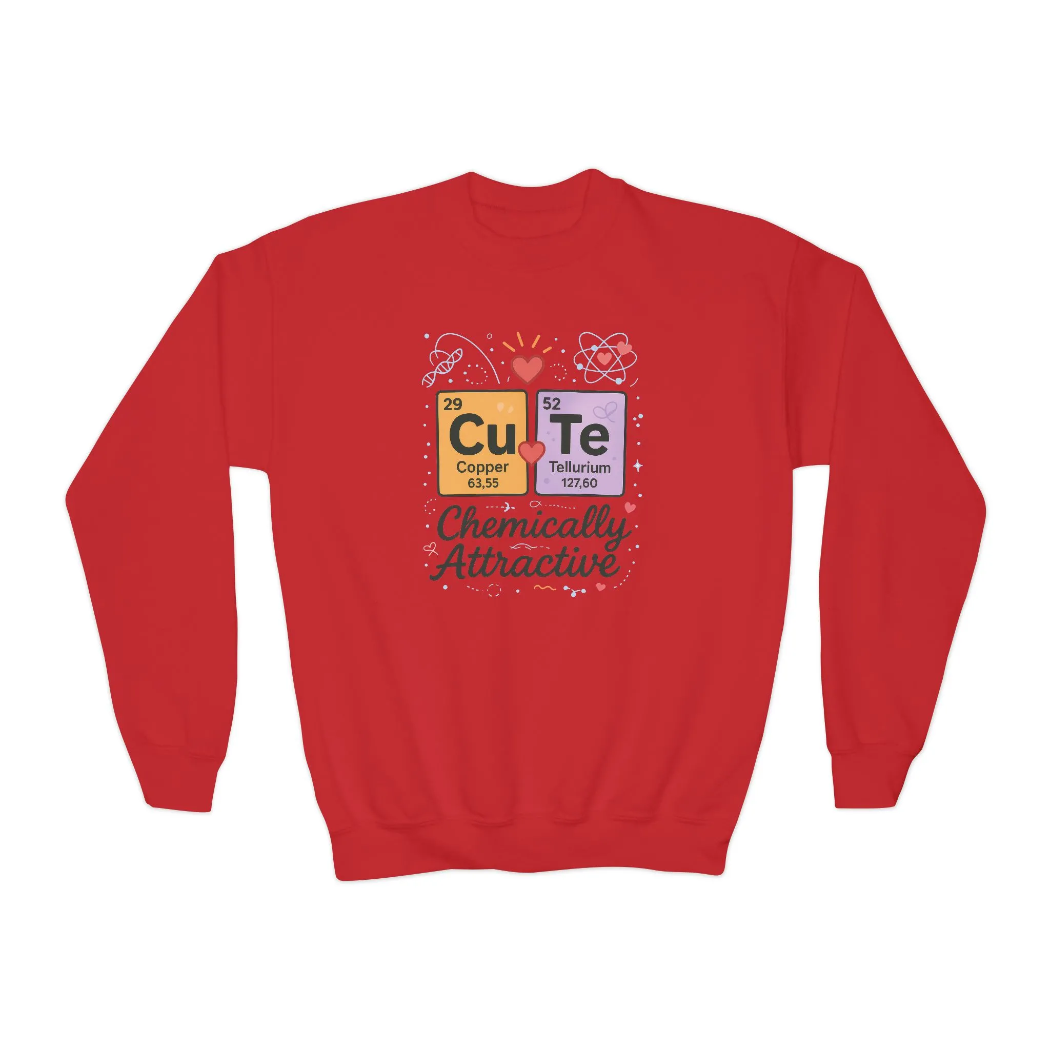 CuTe Teen Crewneck Sweatshirt, Science Sweatshirt for Girls, Chemically STEM Sweatshirt, Nerdy Gift for Teens, Funny Gift for Science Lovers - Image 11