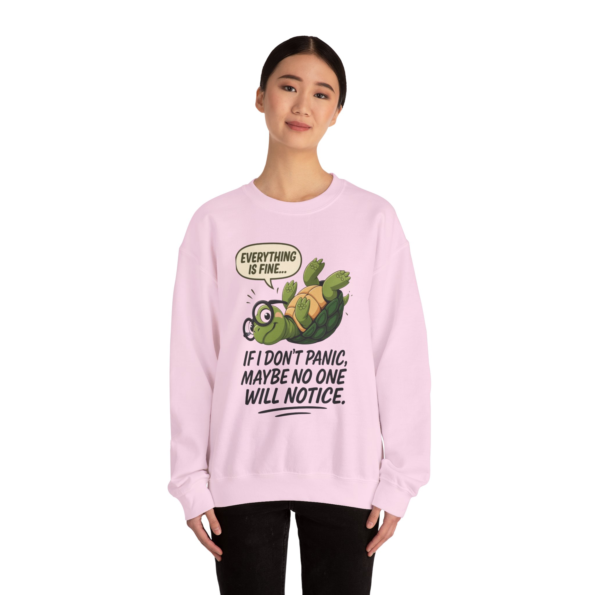 Casual Humor Unisex Sweatshirt, Perfect Gift for Anxiety Relief, Social Anxiety Joke, Quirky Graphic Sweatshirt, Introvert Humor Gift - Image 60