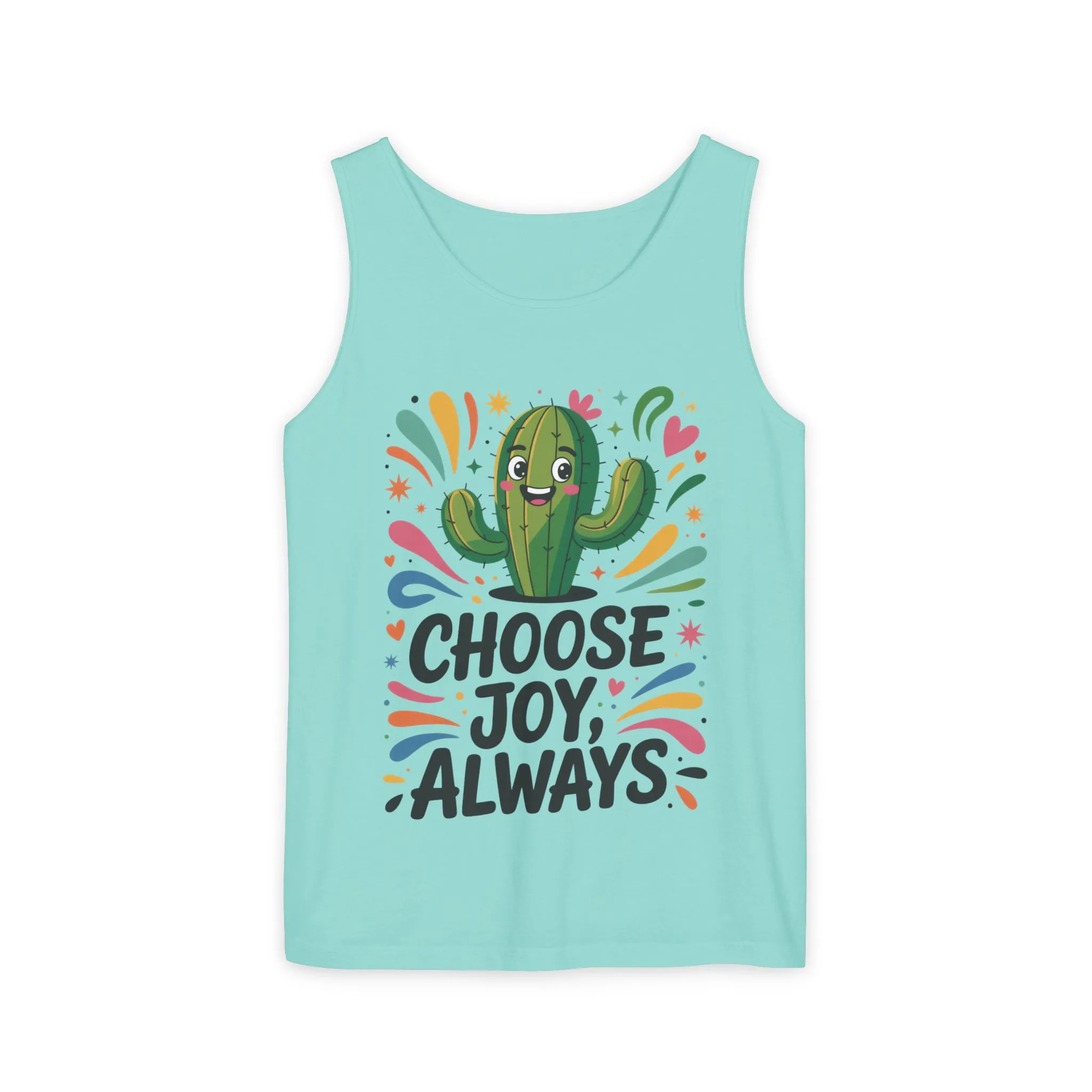Joyful Cactus Womens Tank Top, Choose Joy Always, Summer Tank, Casual Wear, Gift for Friends, Trendy Top, Vacation Outfit - Image 13