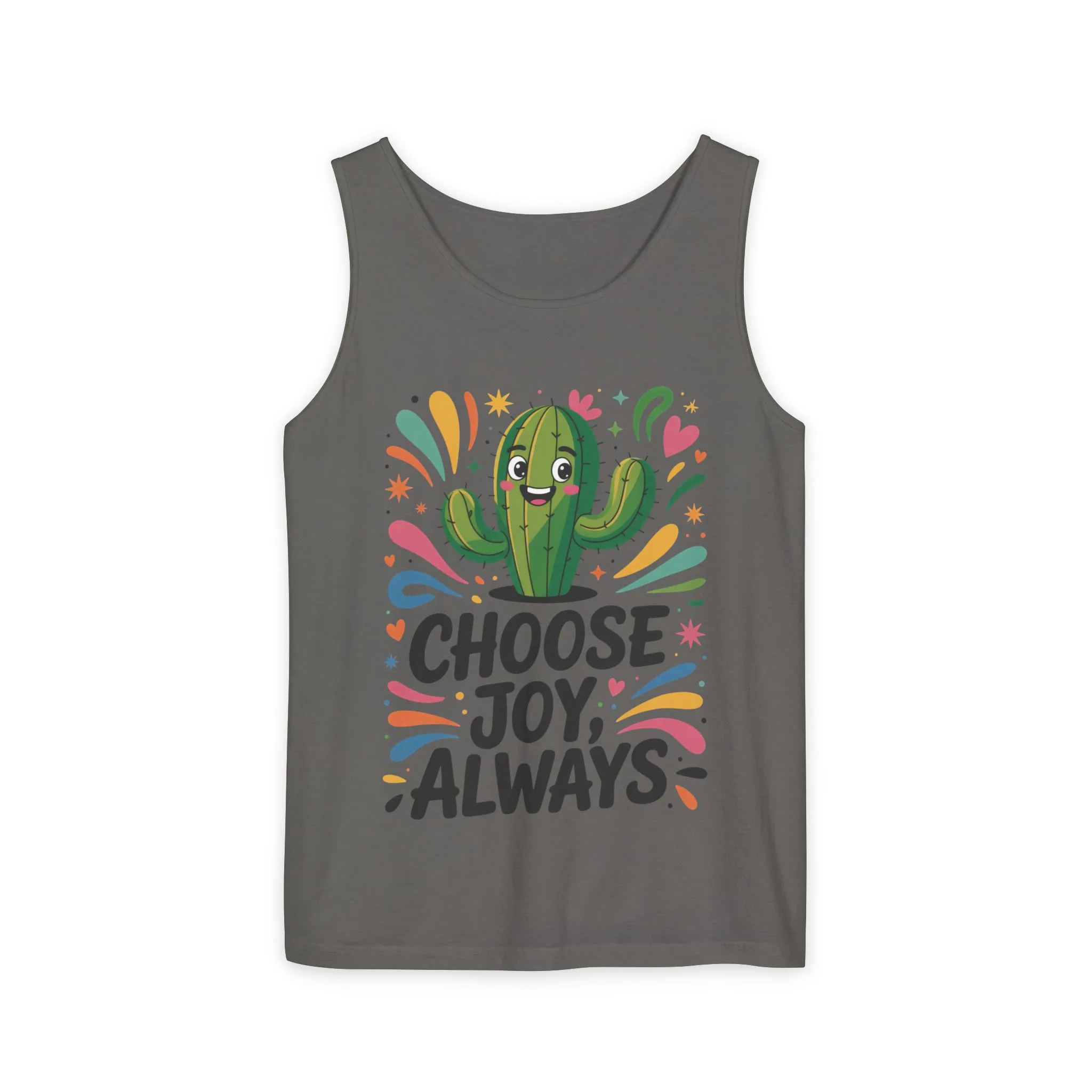 Joyful Cactus Womens Tank Top, Choose Joy Always, Summer Tank, Casual Wear, Gift for Friends, Trendy Top, Vacation Outfit - Image 10