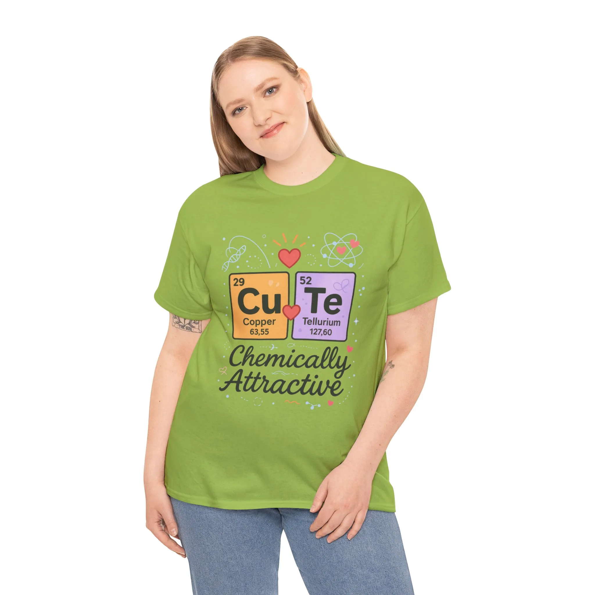 Cute Science T-Shirt for Women, Chemically Attractive Periodic Table Tee, Funny Nerdy Gift for Her, Chemistry Lover Gift, Science Apparel - Image 3