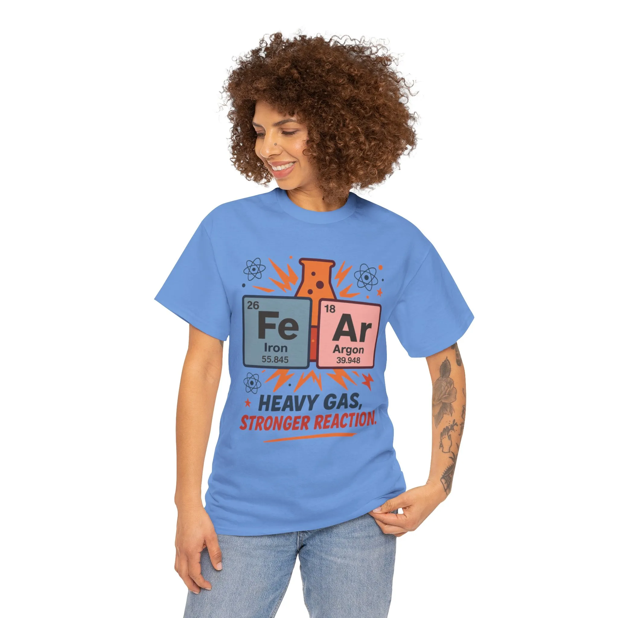 Funny Womens Science T-Shirt, FeAr Element Shirt, Chemistry Tee, Gift for Chemistry Lovers, Elements Table Humorous - Image 35