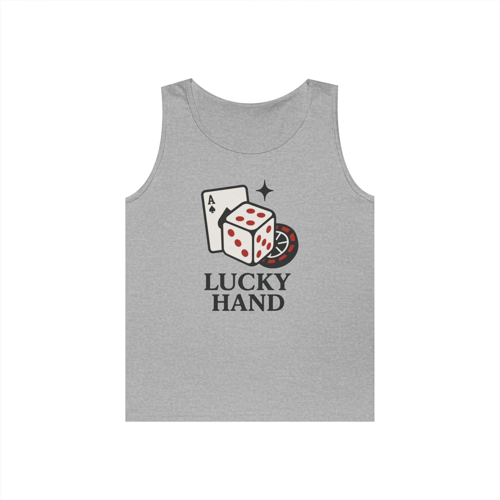 Lucky Hand Unisex Tnak Top, Gambling Tee, Casino Wear, Good Luck Gift, Poker T-Shirt, Casual Vintage Style, Gym Clothing - Image 7