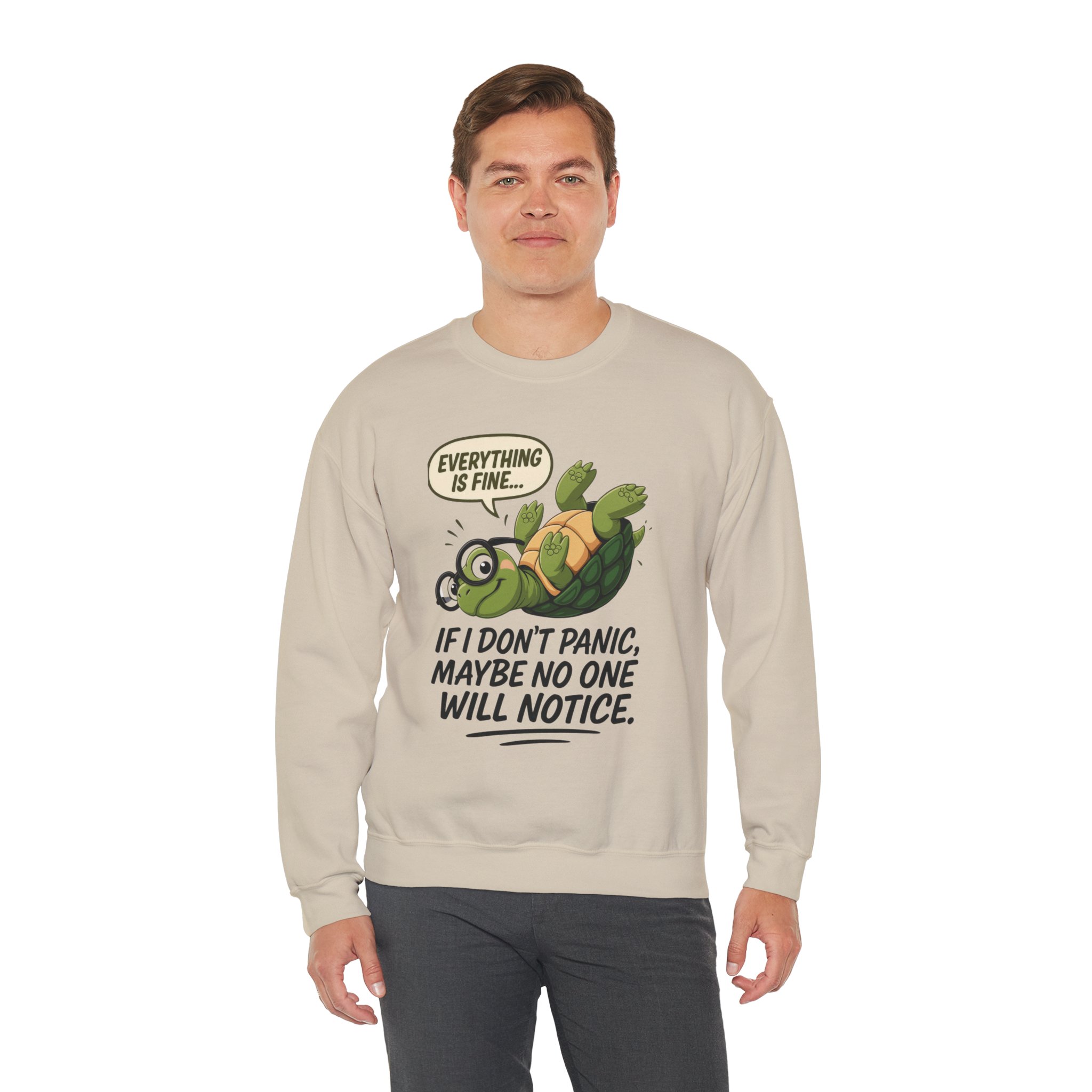 Casual Humor Unisex Sweatshirt, Perfect Gift for Anxiety Relief, Social Anxiety Joke, Quirky Graphic Sweatshirt, Introvert Humor Gift - Image 15