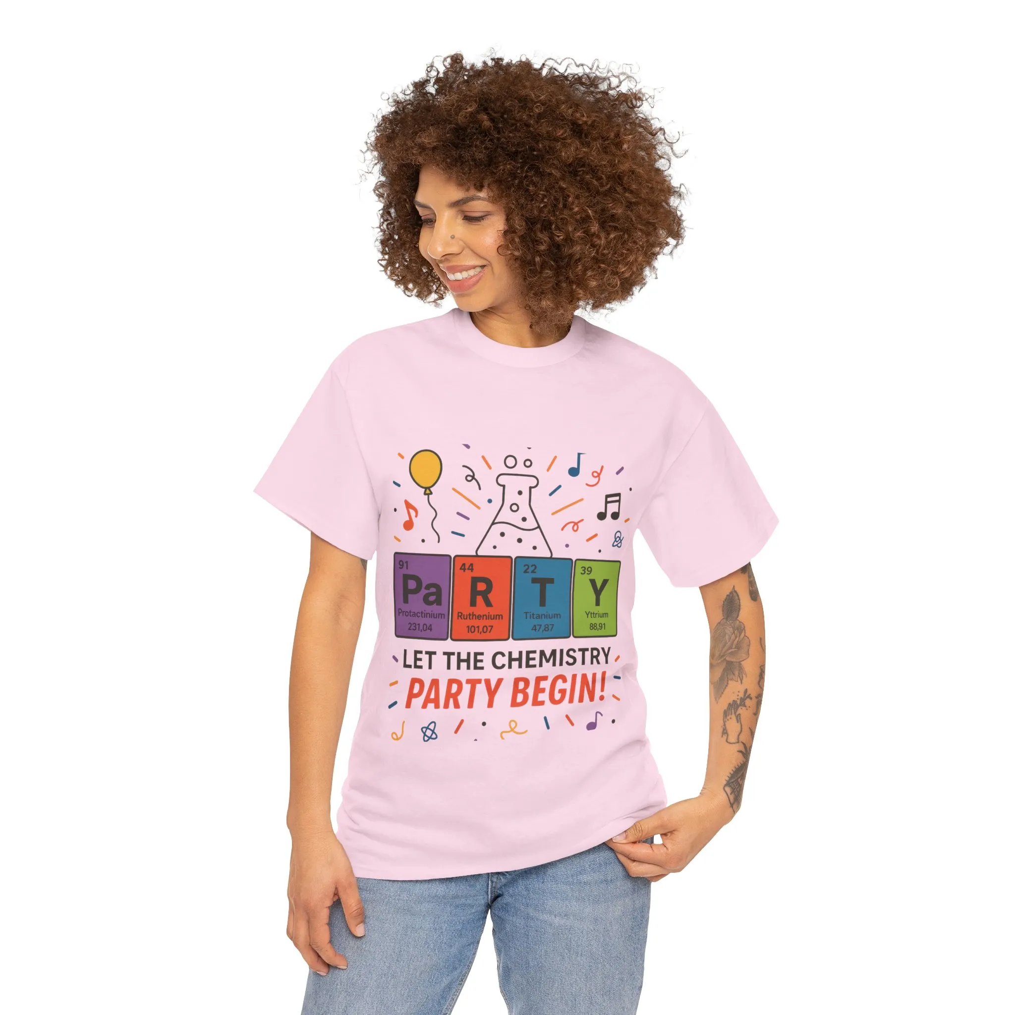 Funny Chemistry Party T-Shirt, Periodic Table PaRTY Tee, Unisex Science Humor Shirt, Gift for Chemistry Teacher,Science Tee, Nerdy Pun Shirt - Image 22