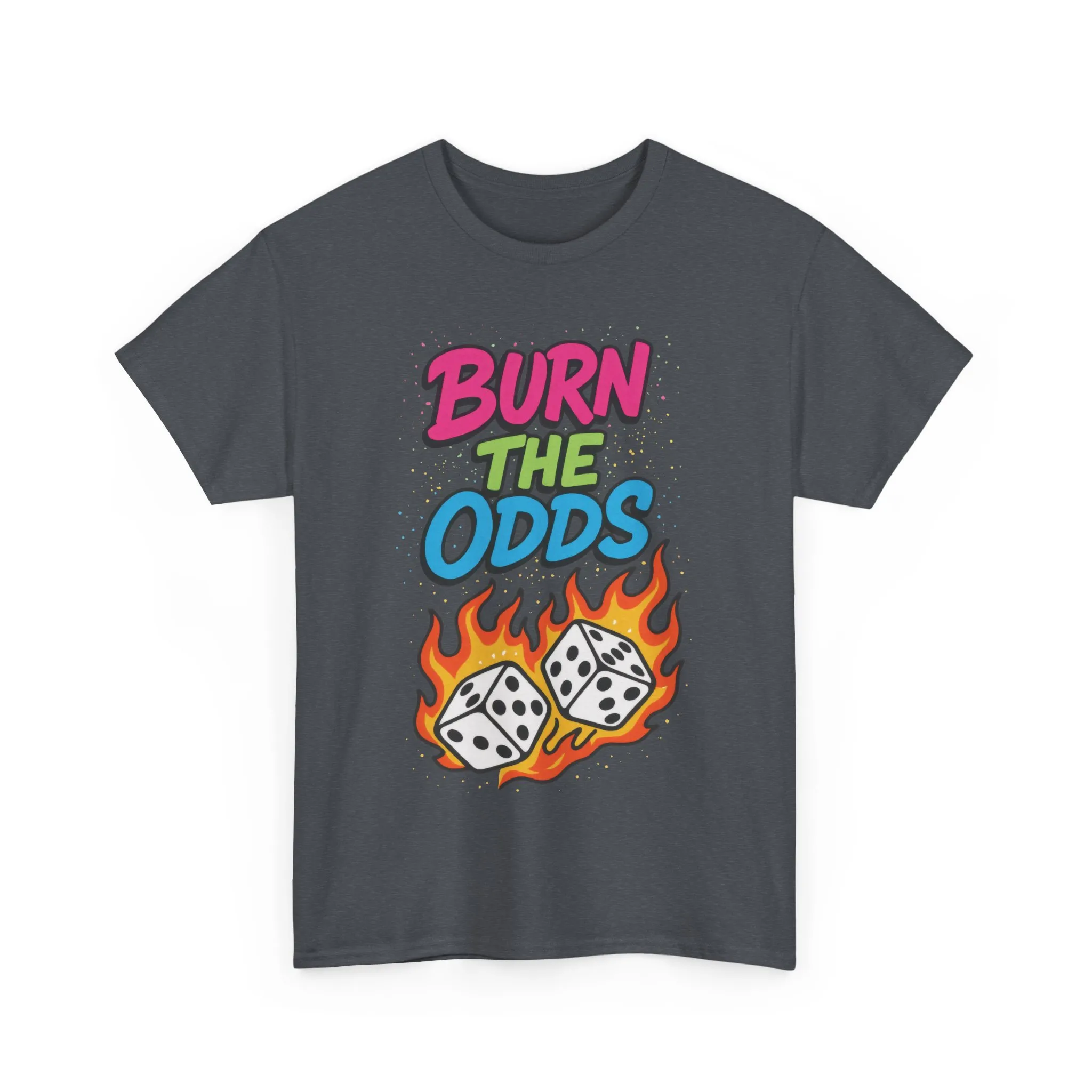 Burn the Odds Graphic Tee | Cool Casual Wear, Gaming Shirt, Unisex Cotton Tee, Dice Design T-Shirt, Gift for Gamers - Image 14