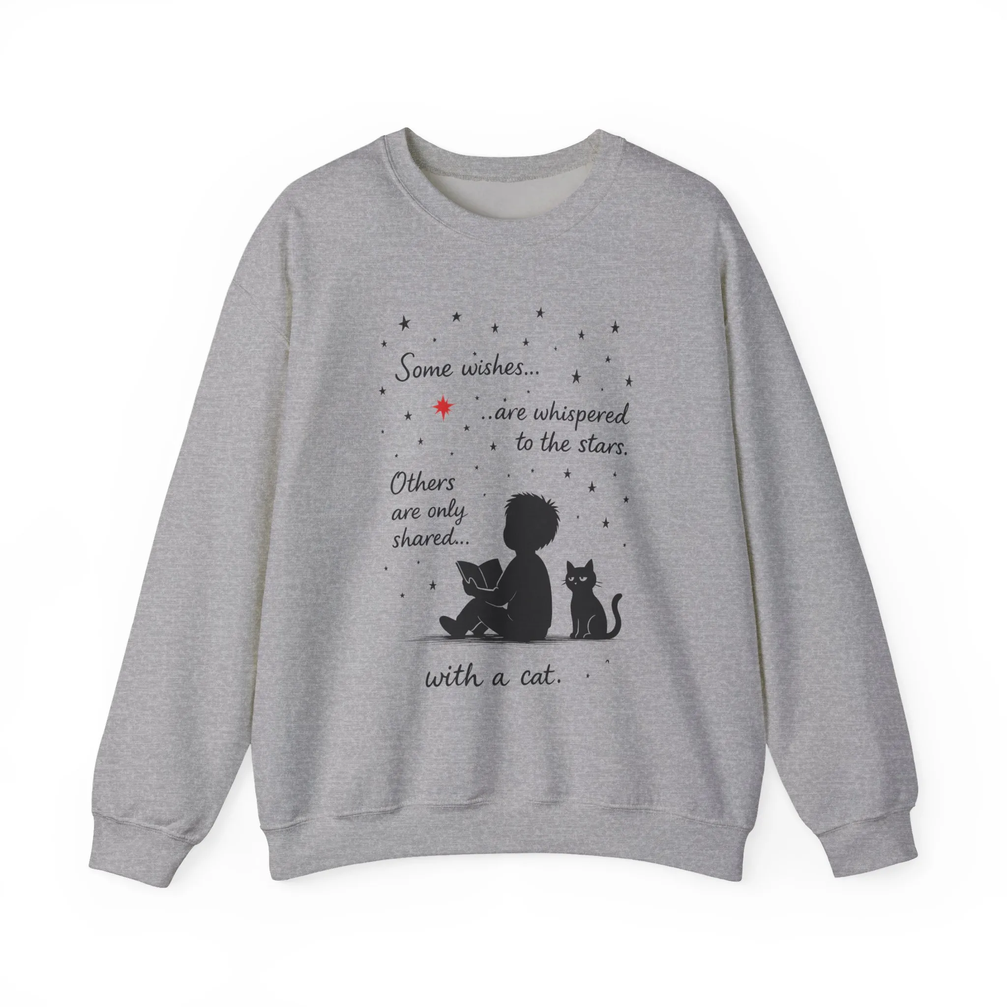 Cozy Cat-Inspired Crewneck Sweatshirt - Literary Lover Gift, Womens Layer, Cat Enthusiast Apparel, Thoughtful Gift for Cozy Nights - Image 13