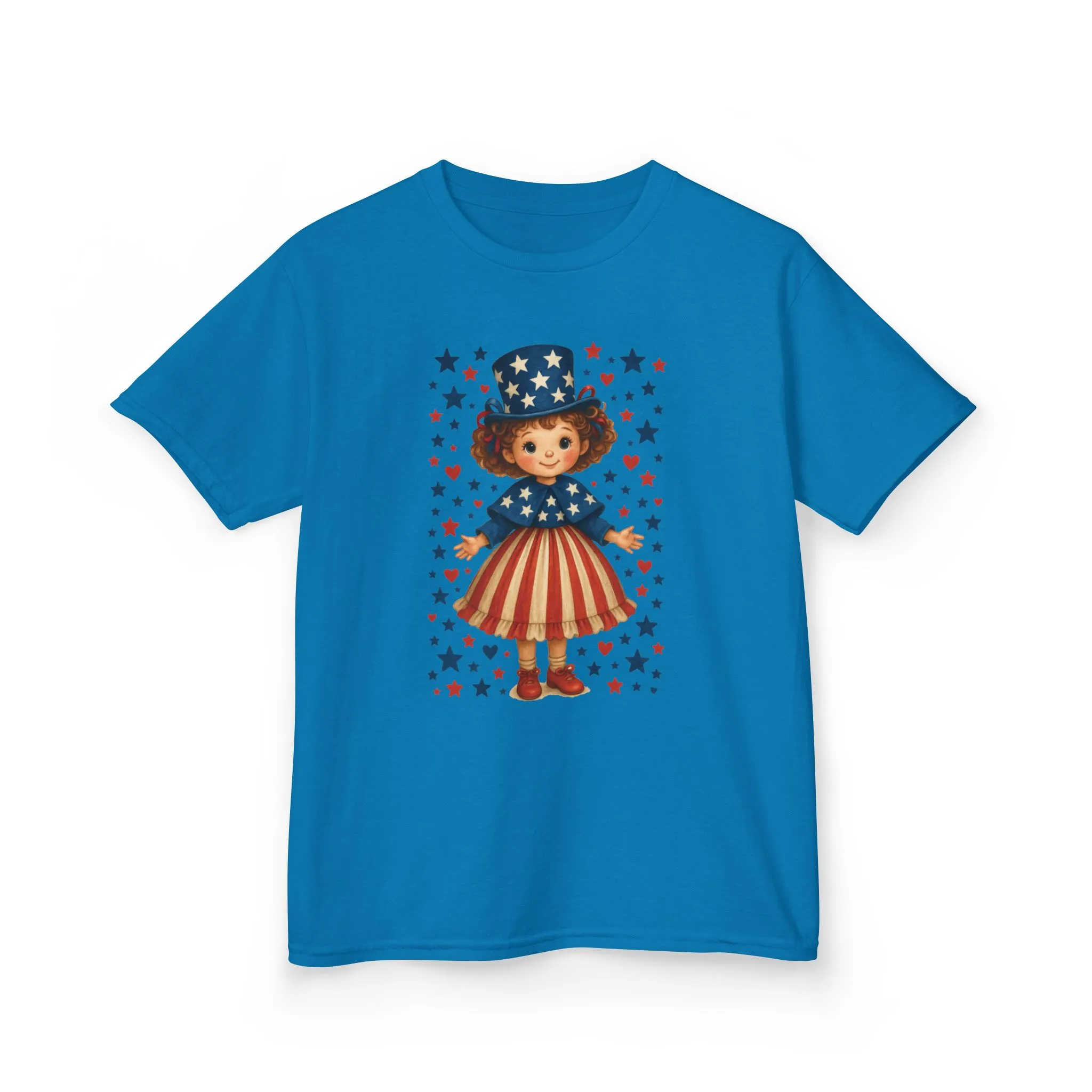 Patriotic Kids Tee, Independence Day, 4th of July, Memorial Day, Kids Party, Casual Wear - Image 2
