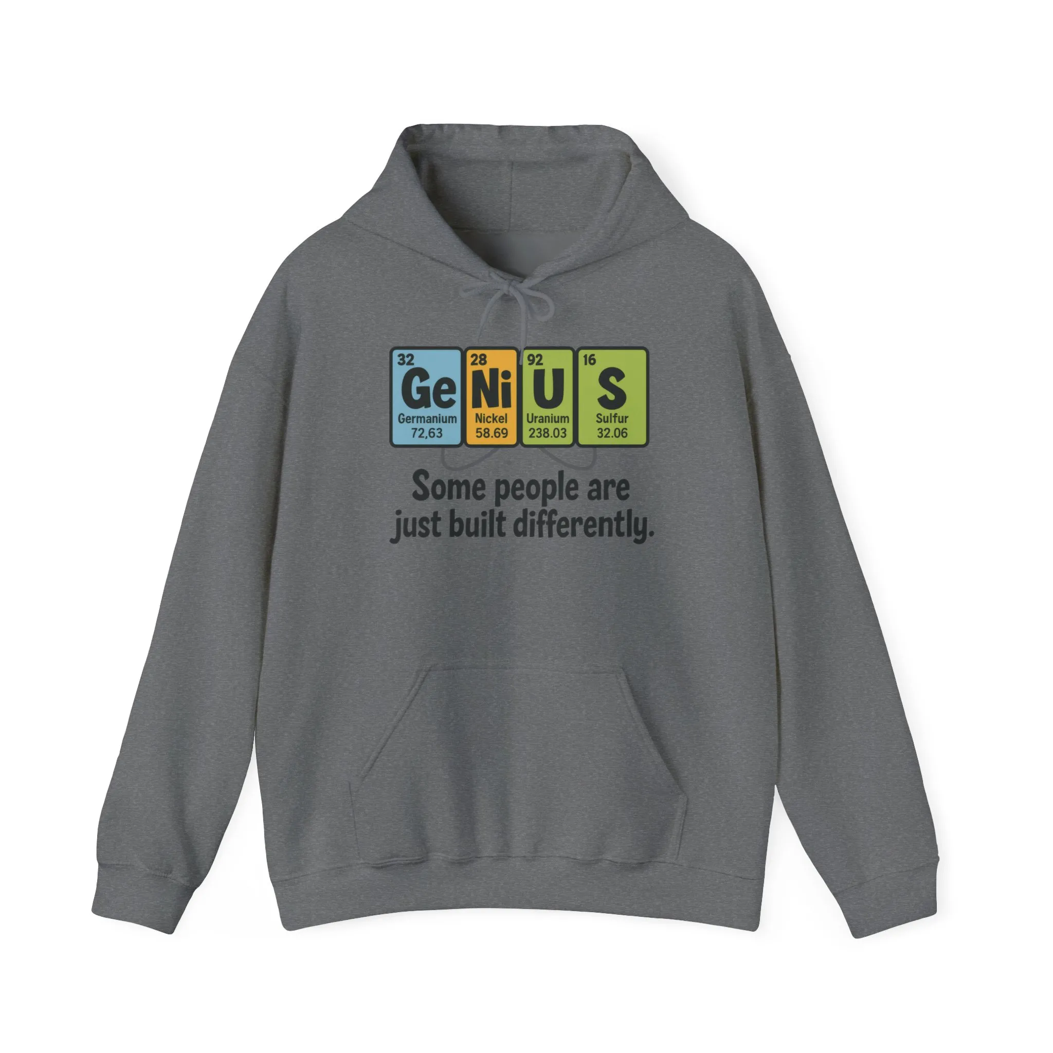 Funny Womens Genius Hoodie, Periodic Table Science Pullover, Nerdy Chemistry Sweatshirt for Her, Science Lover Apparel, Funny Chemistry Gift - Image 28
