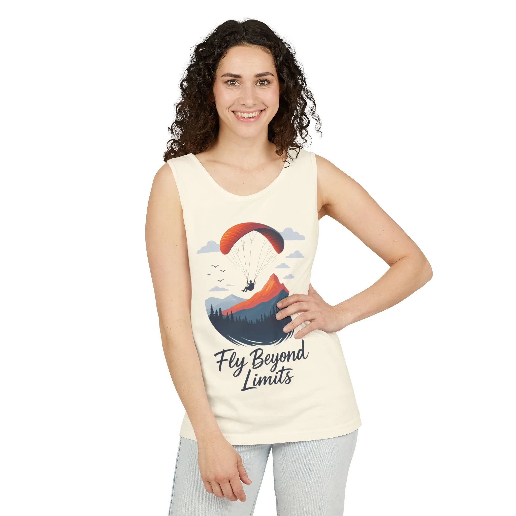 Adventure-Inspiring Fly Beyond Limits Unisex Tank Top, Summer Casual Wear, Outdoor Enthusiast Gift, Travel Apparel, Motivational Gift - Image 31