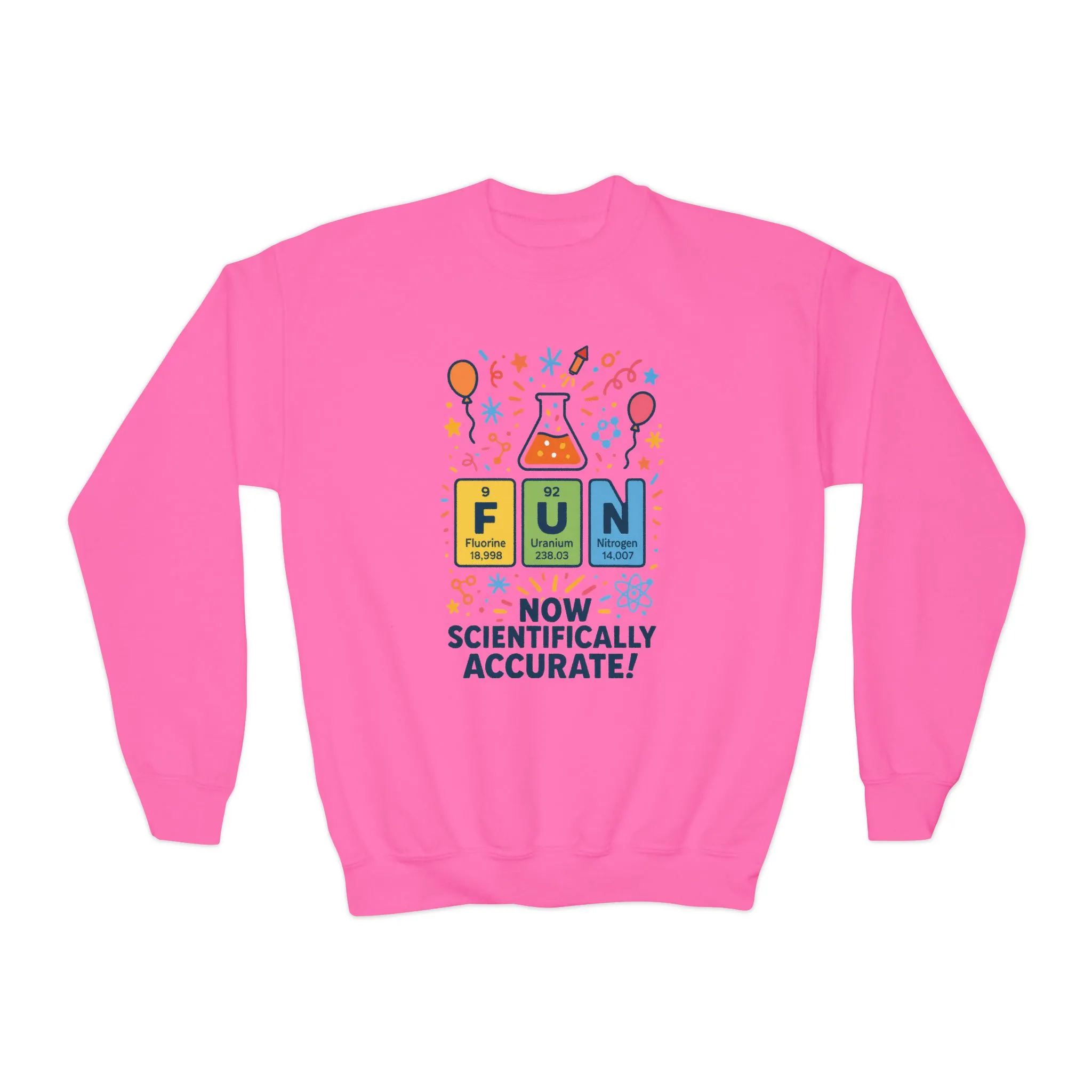 Youth Science Fun Sweatshirt, Perfect for STEM Lovers, Birthday Gift, Cozy Classroom Wear, Youth Crewneck - Image 13