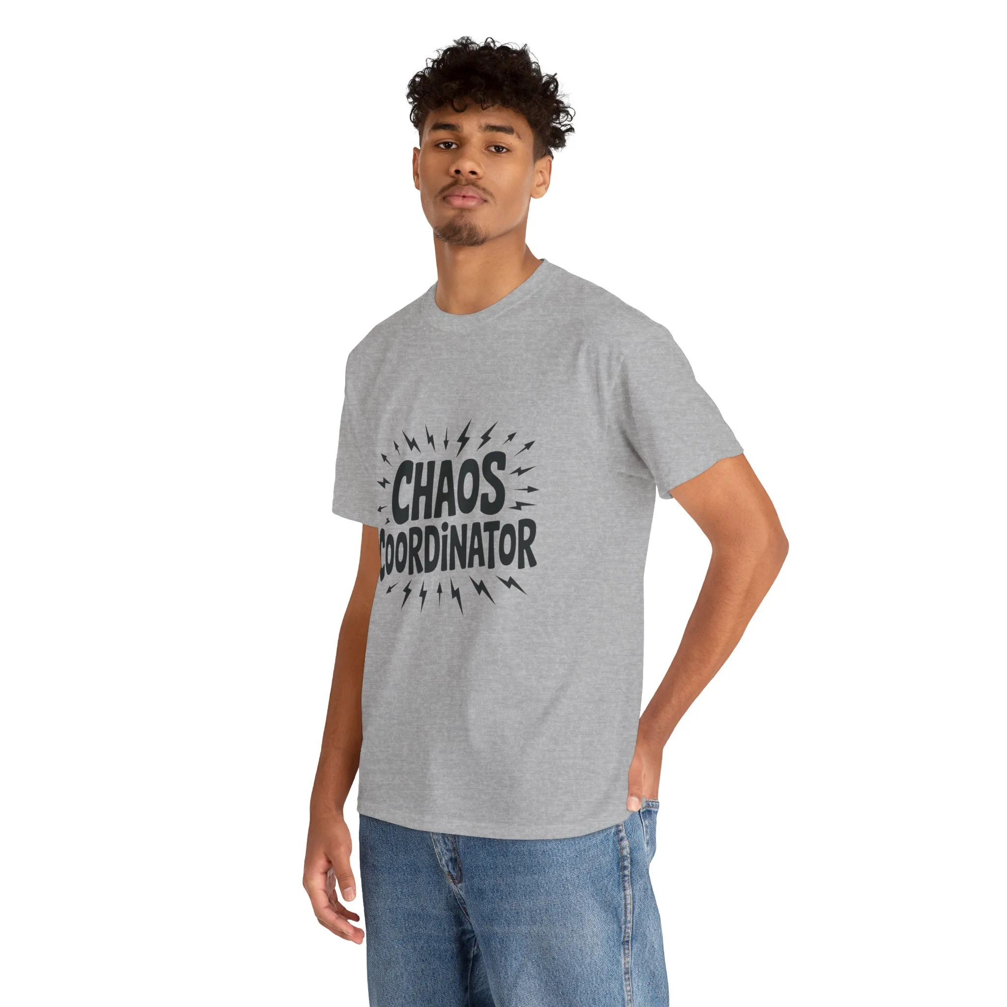 Chaos Coordinator Heavy Cotton Men's Tee, Fun T-Shirt, Gift for Organizers, Humor Tee, Men's Casual Wear - Image 12