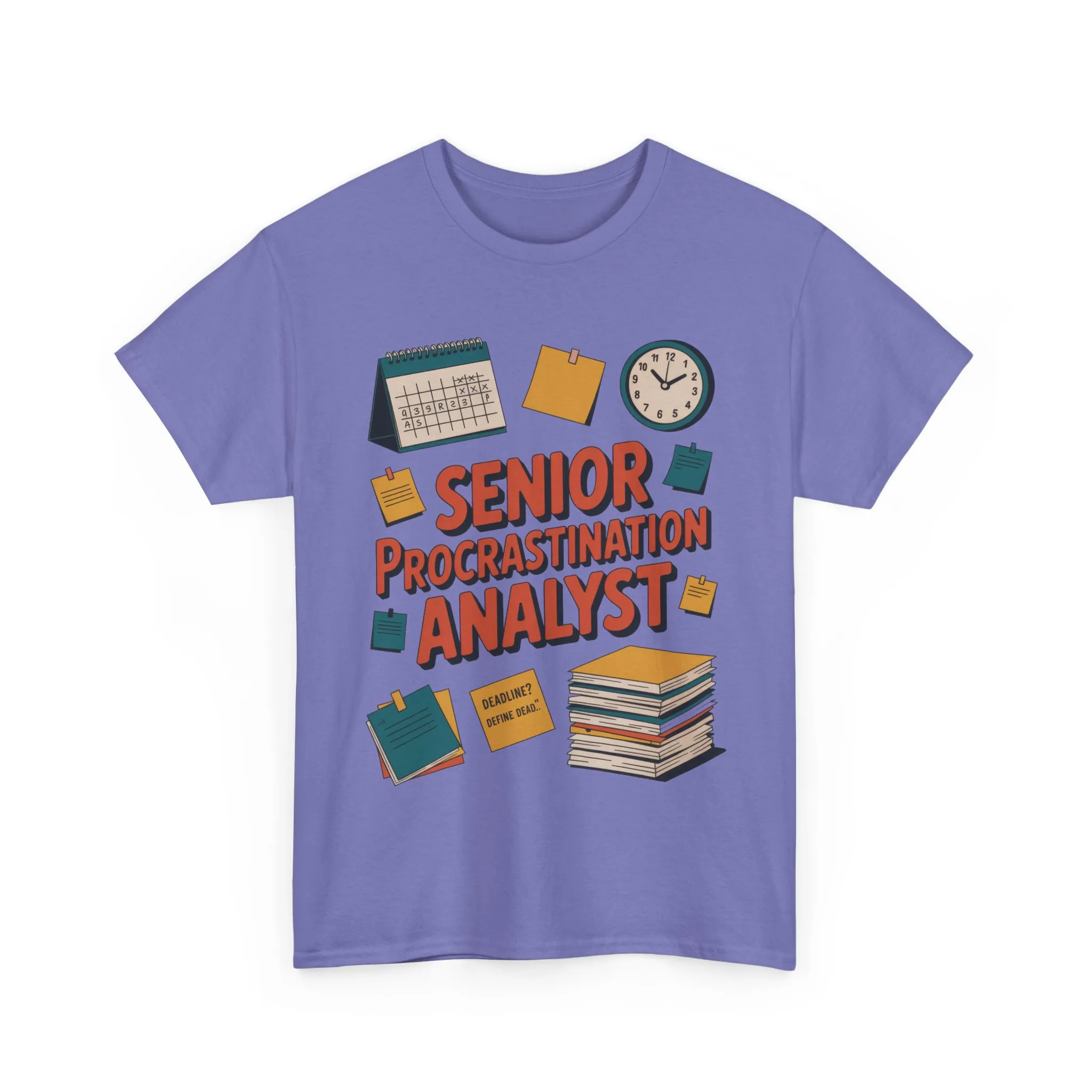 Senior Procrastination Analyst Tee, Funny Office Shirt, Gift for Graduates, Motivation T-Shirt, Humor Apparel, Job Humor Clothing - Image 18