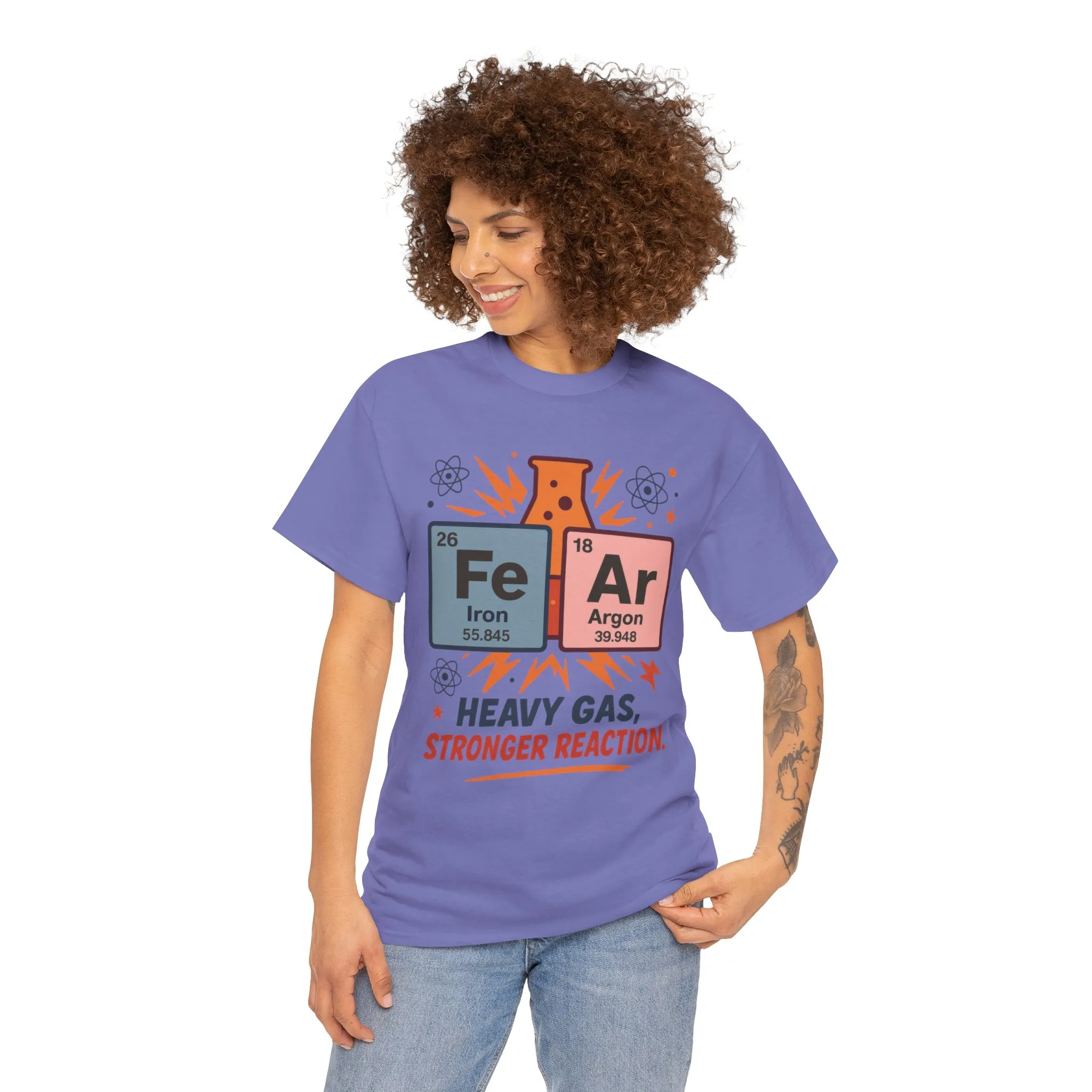 Funny Womens Science T-Shirt, FeAr Element Shirt, Chemistry Tee, Gift for Chemistry Lovers, Elements Table Humorous - Image 38