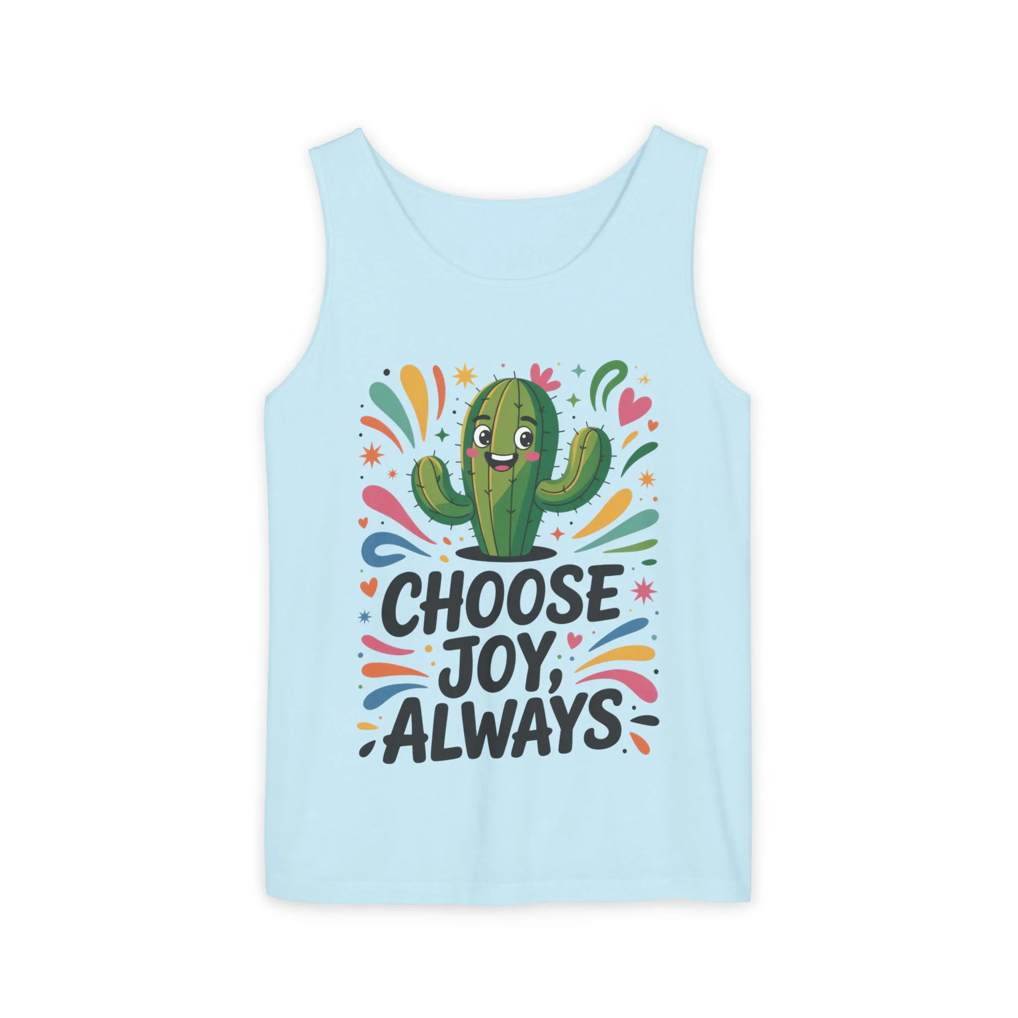 Joyful Cactus Womens Tank Top, Choose Joy Always, Summer Tank, Casual Wear, Gift for Friends, Trendy Top, Vacation Outfit - Image 22