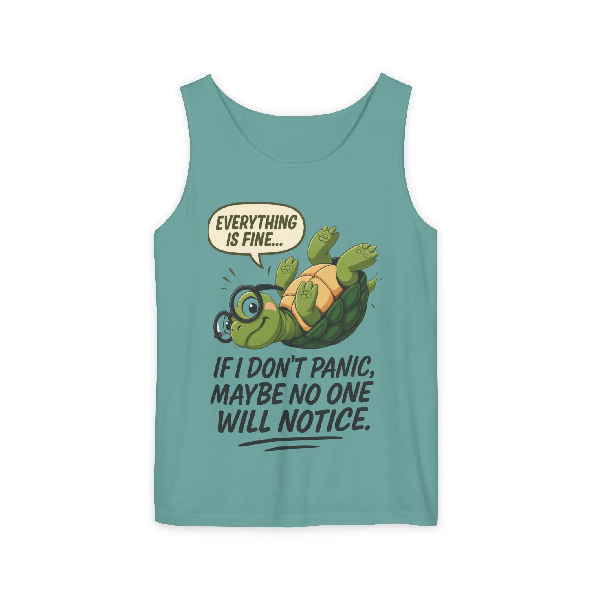 Mens Funny Turtle Graphic Tank Top, Summer Apparel, Gift for Animal Lovers, Beach Day Essentials, Mens Casual Wear, Relaxed Vibes - Image 11