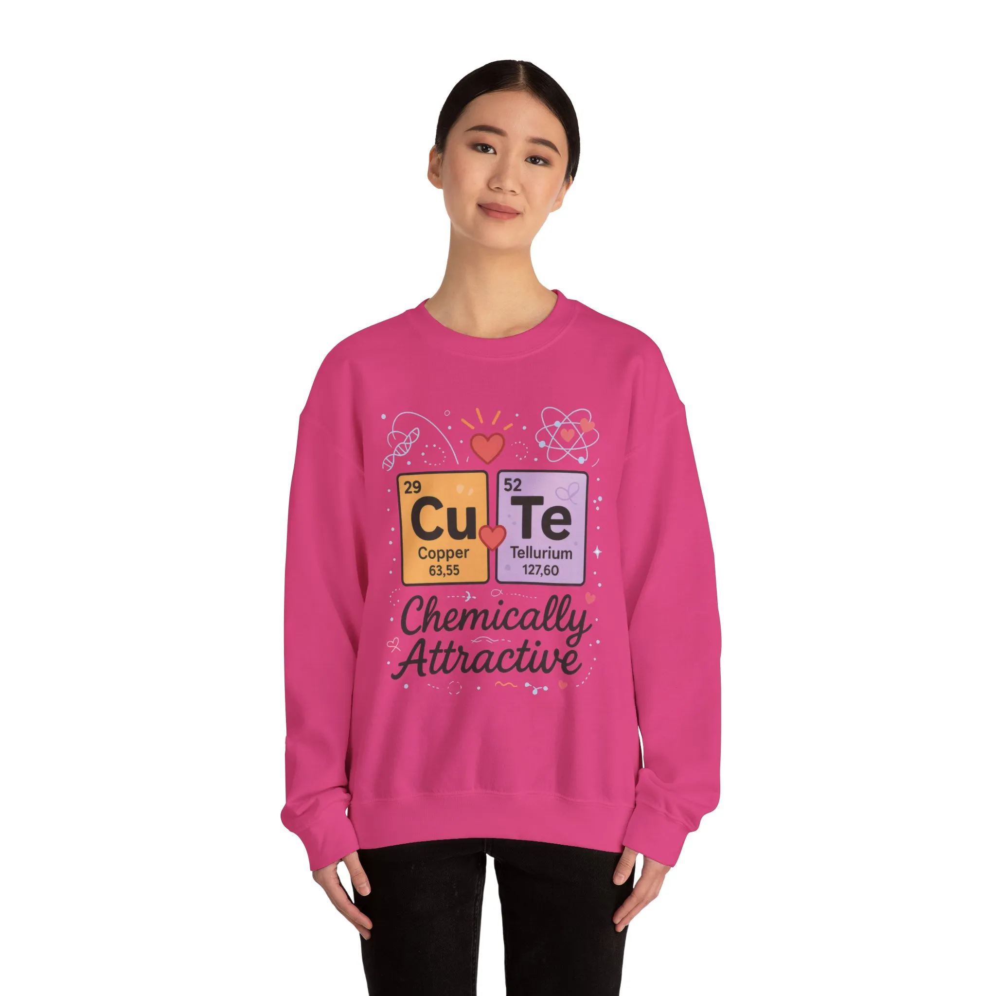 Cute Chemistry Sweatshirt for Women, Periodic Table Sweatshirt, Chemistry Gift for Her, Gift for Science Lovers, Valentine's Day Sweatshirt - Image 23