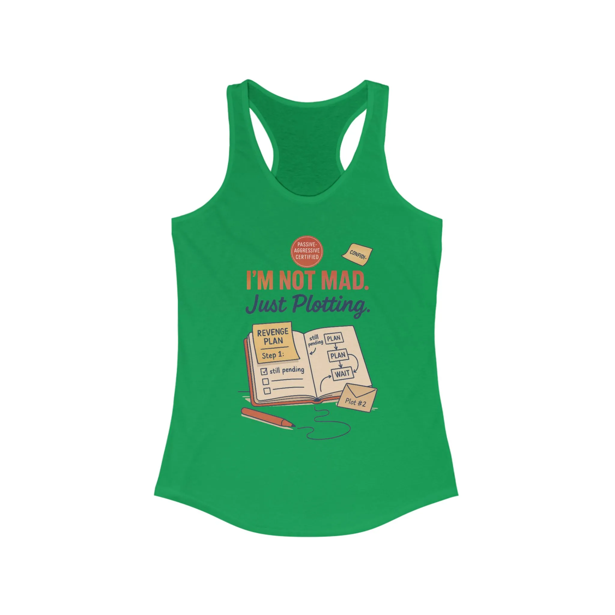 Women's Motivational Racerback Tank, Funny Tank Top, Sarcastic Women's Tank, Funny Passive Aggressive Revenge Tee - Image 13