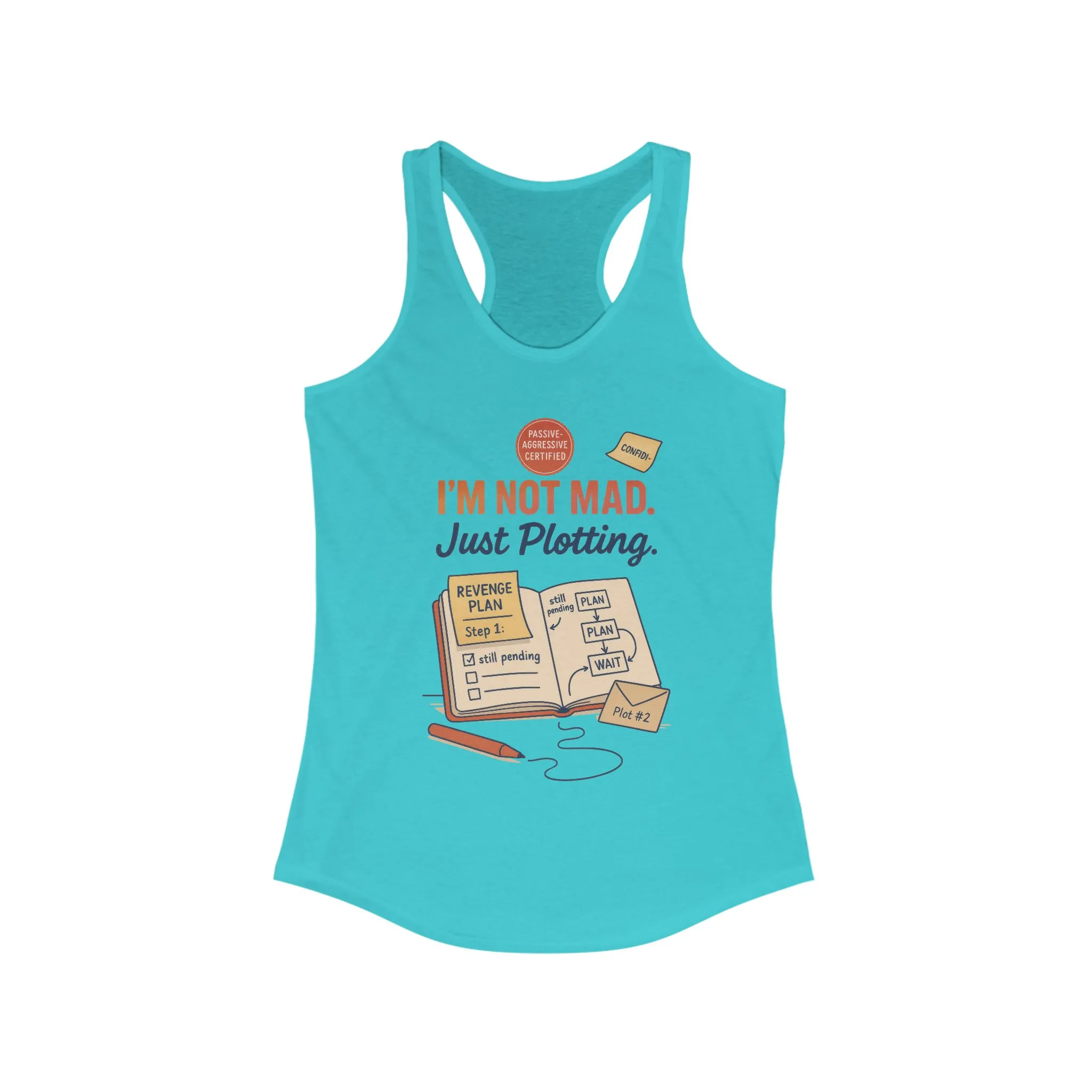 Women's Motivational Racerback Tank, Funny Tank Top, Sarcastic Women's Tank, Funny Passive Aggressive Revenge Tee - Image 15