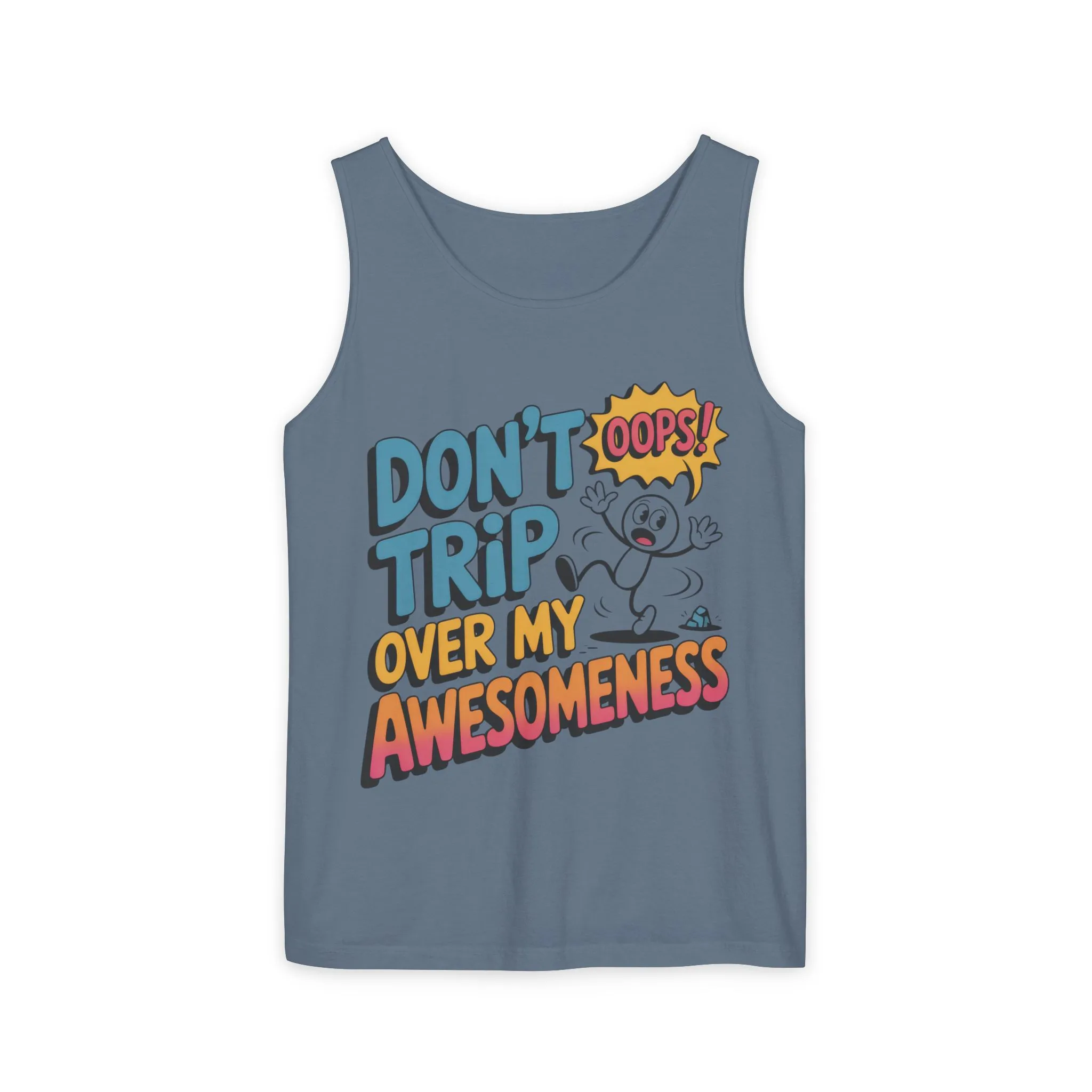 Funny Graphic Tank Top, Don't Trip Over My Awesomeness Tank, Womens Cotton Tank for Casual Wear, Gift for Friends, Birthday Gift, Humor Tee - Image 16