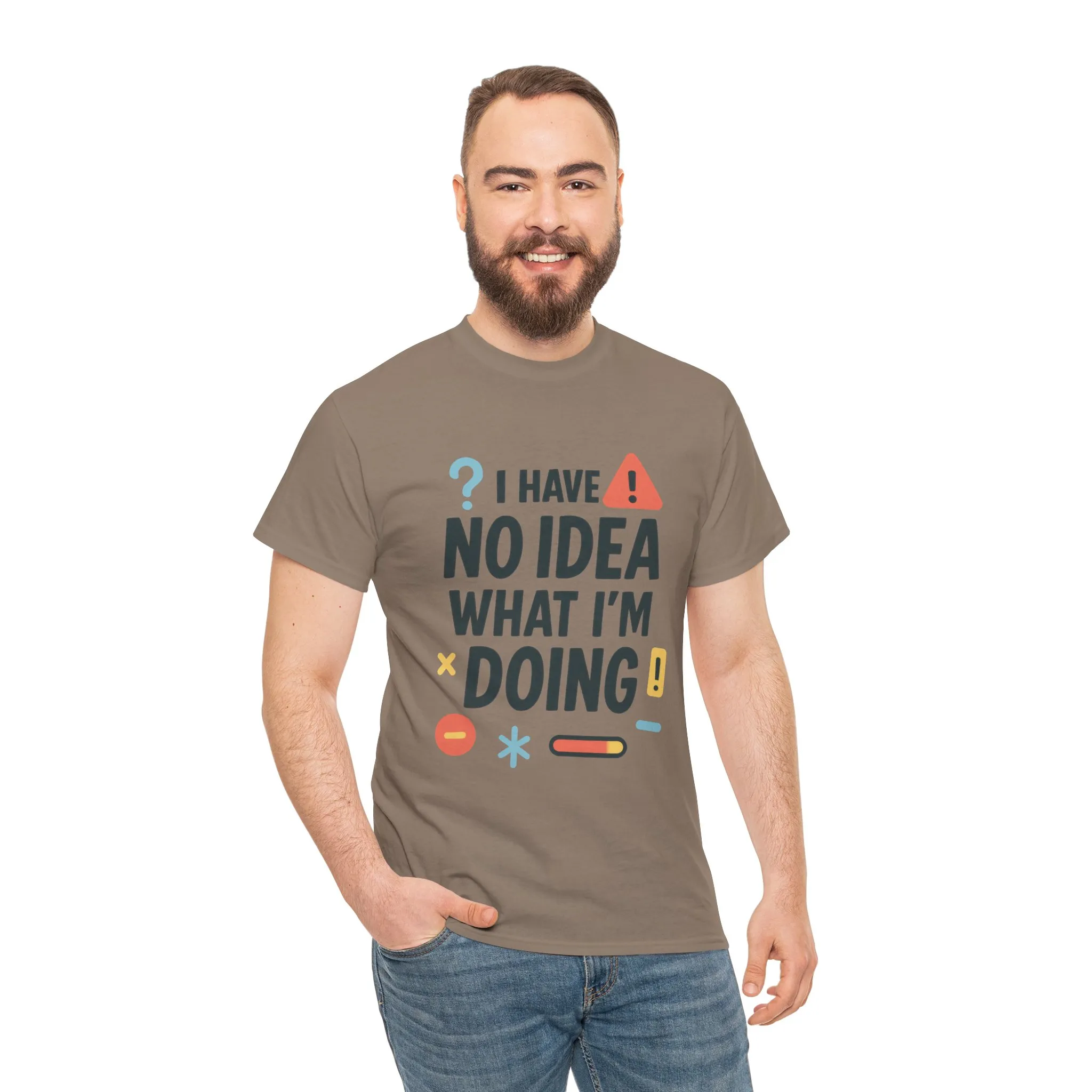 Funny Mens T-Shirt, I Have No Idea What Im Doing, Sarcastic Chaos Humor Tee for Him, Humor Shirt, Funny Graphic Tee - Image 8