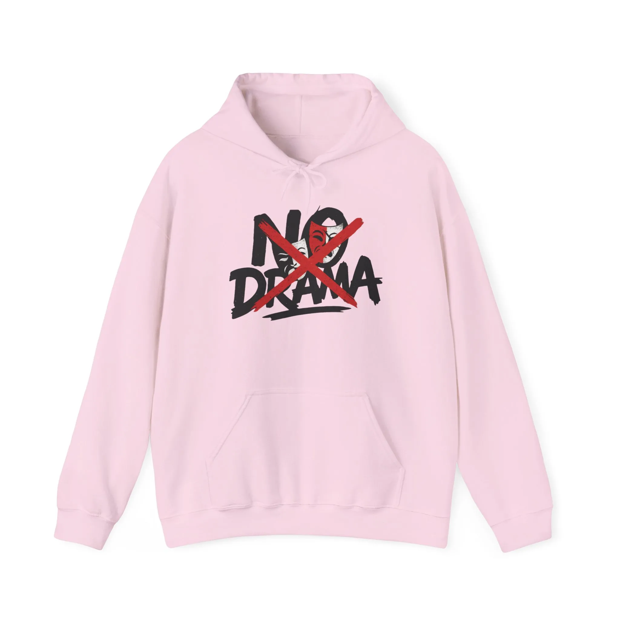 No Drama Womens Hooded Sweatshirt, Cozy Hoodie, Casual Gift, Relaxed Style, Everyday Wear, Funny Sweatshirt - Image 25