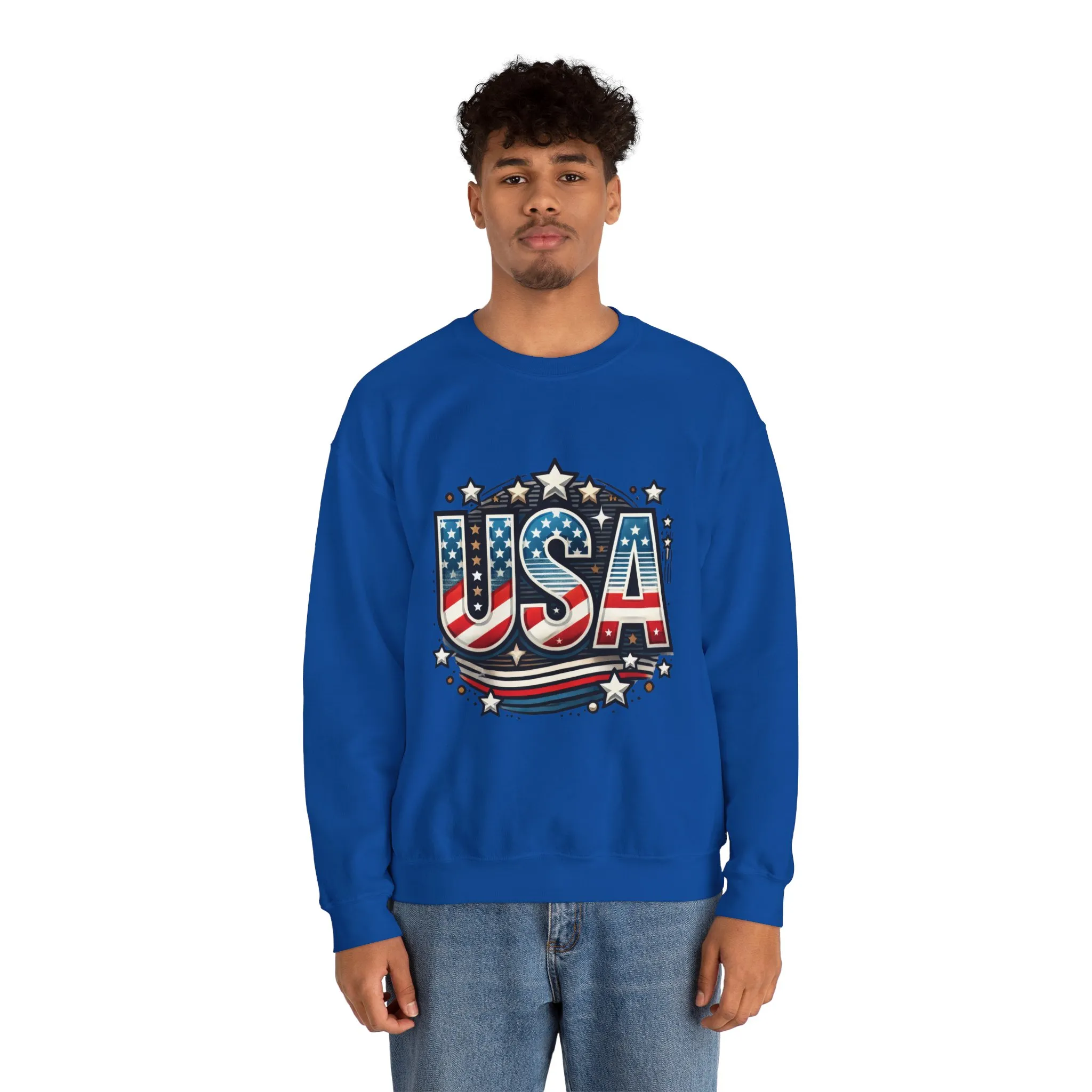 USA Pride Crewneck Sweatshirt, Comfortable Unisex Top, Great for Fourth of July, Independence Day, Everyday Wear, Cozy Gift - Image 28
