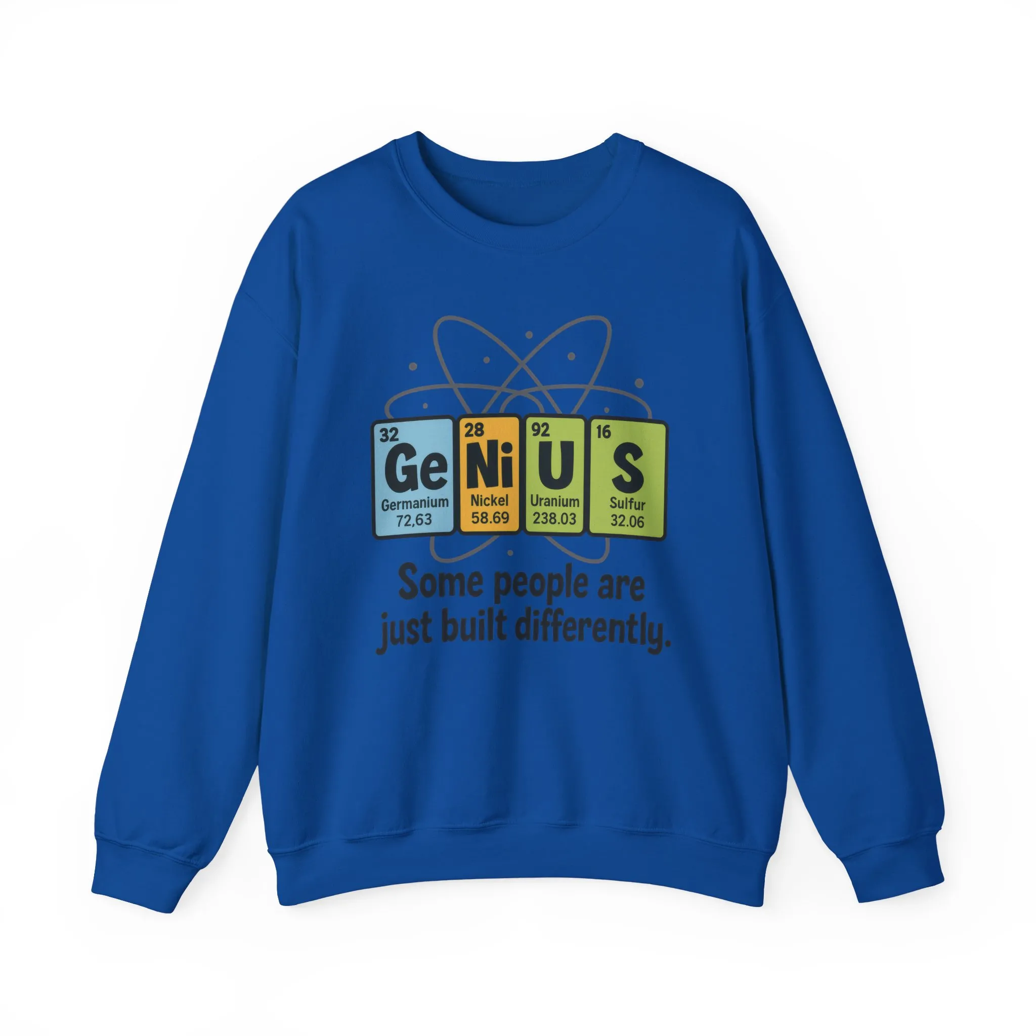 Funny Womens Science Sweatshirt, Genius Periodic Table Pullover, Nerdy Chemistry Gift for Her, Funny Gift for Nerds, Science Geek Apparel - Image 19