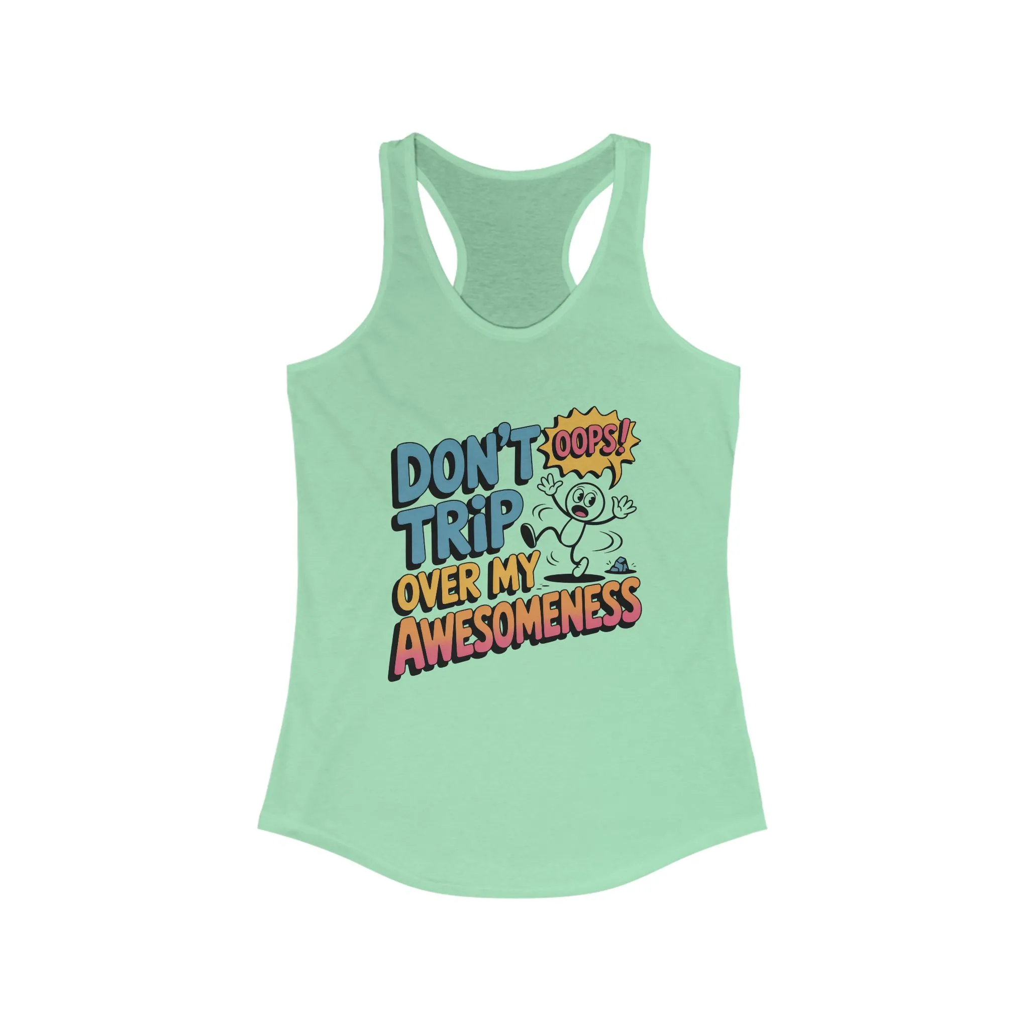 Funny Graphic Tank, Don't Trip Over My Awesomeness Tank, Women's Tank Top for Casual Wear, Gift for Friends, Birthday Gift, Humor - Image 9
