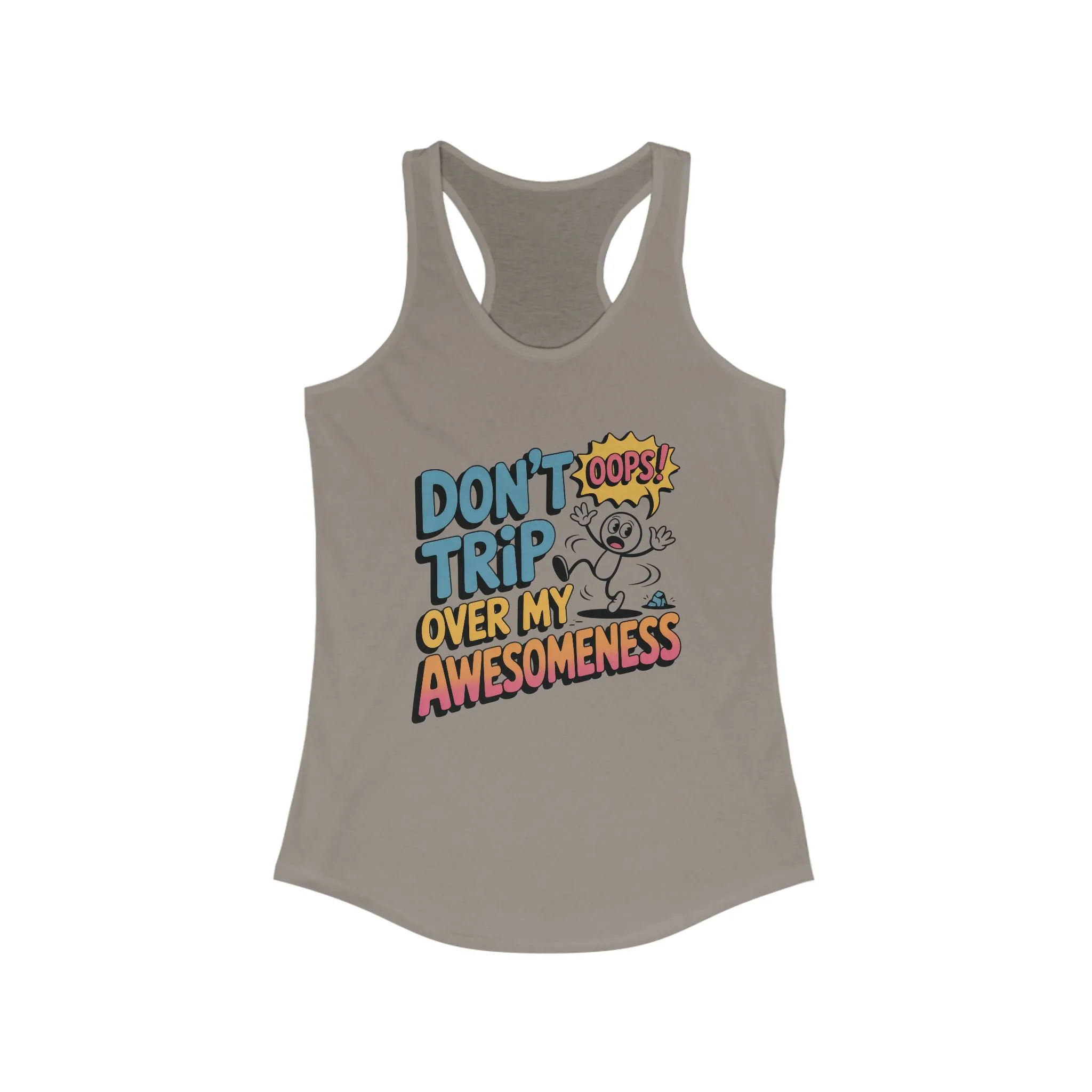 Funny Graphic Tank, Don't Trip Over My Awesomeness Tank, Women's Tank Top for Casual Wear, Gift for Friends, Birthday Gift, Humor - Image 17