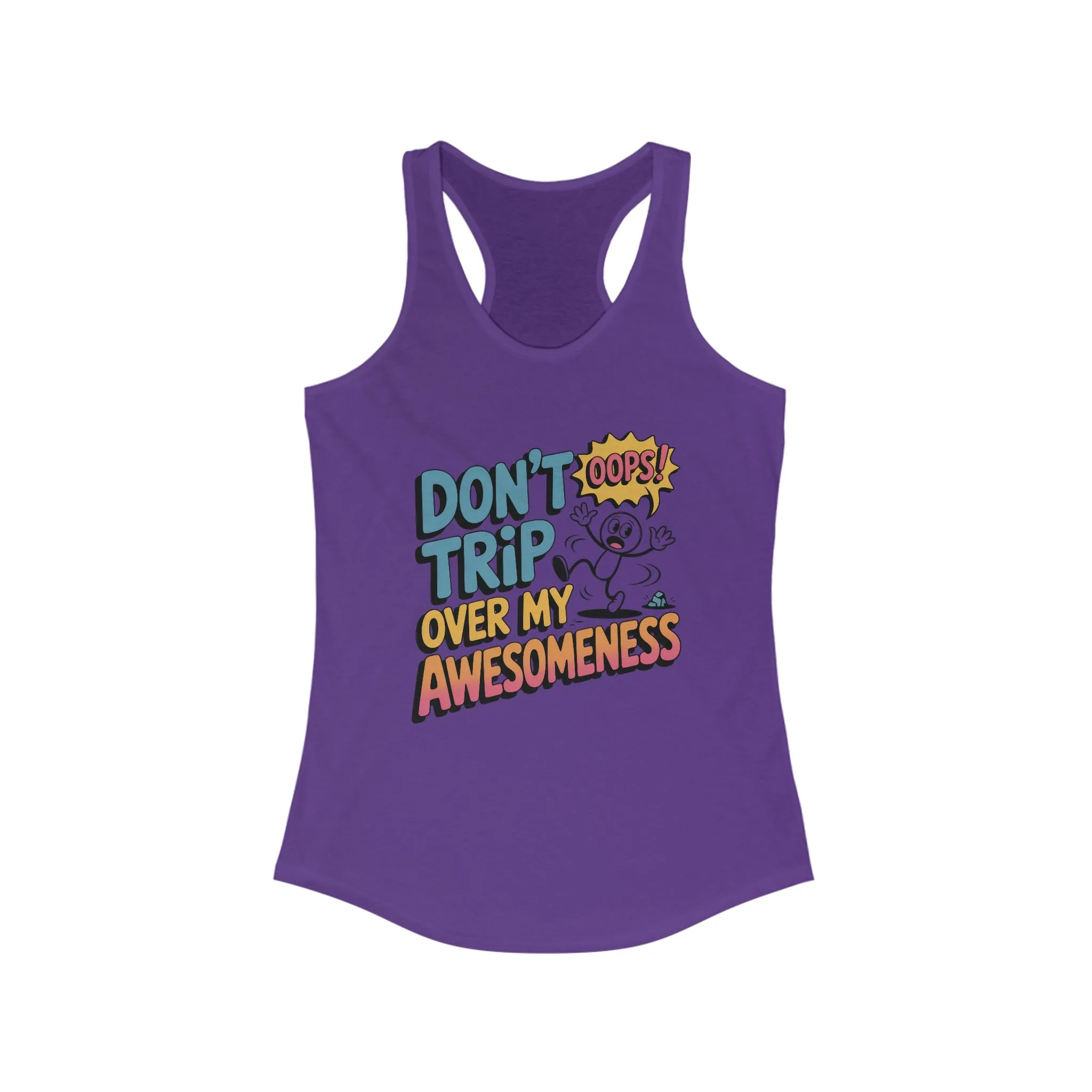 Funny Graphic Tank, Don't Trip Over My Awesomeness Tank, Women's Tank Top for Casual Wear, Gift for Friends, Birthday Gift, Humor - Image 19